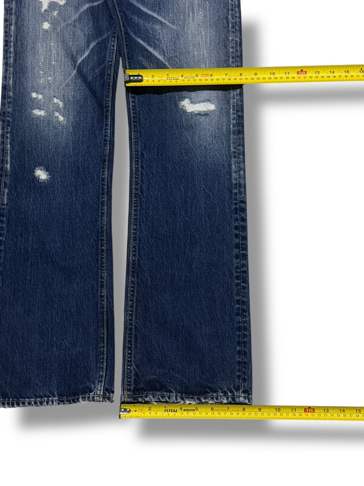 Blue Blue Japan Vintage Y2K Blue Blue Japan | King Of The Blue | W31 Size US 31 - 15 Thumbnail