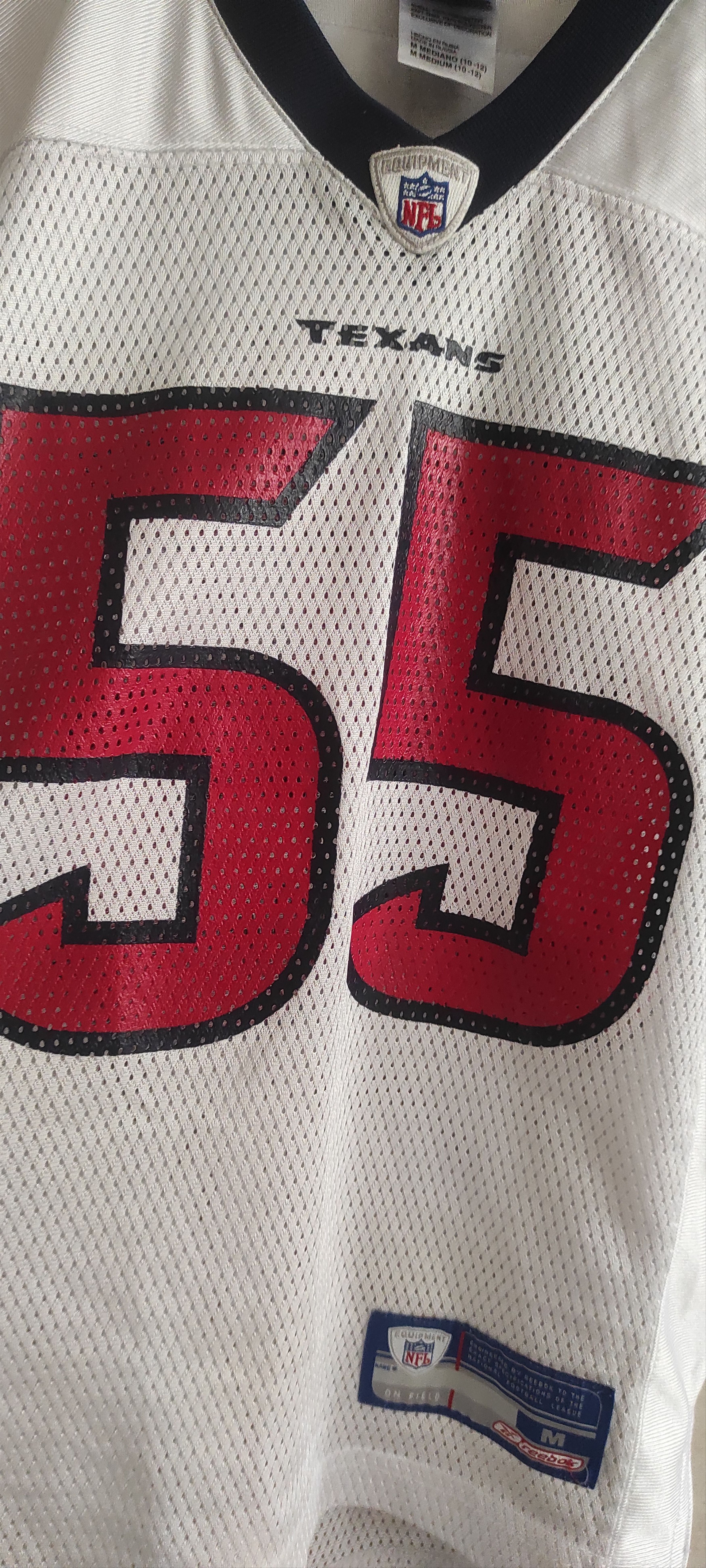 NFL × Reebok Reebok On Field NFL Houston Texans SHARPER #55 Sz 10-12 Year Size US XXS / EU 40 - 3 Thumbnail