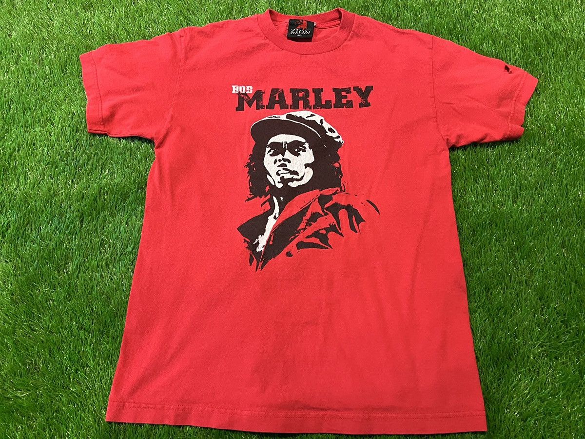Vintage × Zion Rootswear 2001 BOB MARLEY Che Guevera T-SHIRT 2-Sided Freedom Fighter Size US M / EU 48-50 / 2 - 1 Thumbnail