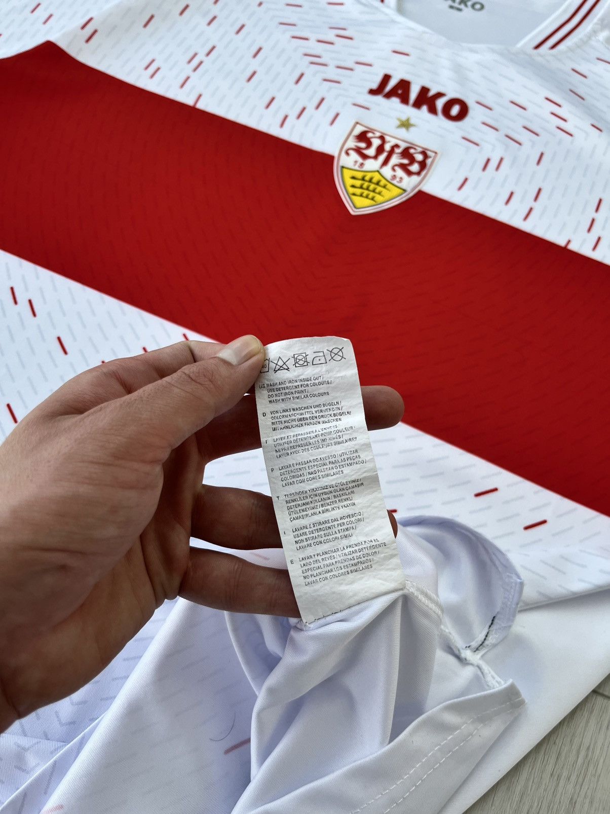 Other Jako VFB Stuttgart Soccer Jersey Blokecore Germany Y2K Hype Size US L / EU 52-54 / 3 - 7 Thumbnail