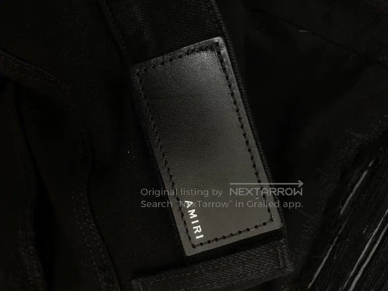 Amiri Amiri Size 30 Black patchwork jeans Size US 30 / EU 46 - 6 Thumbnail
