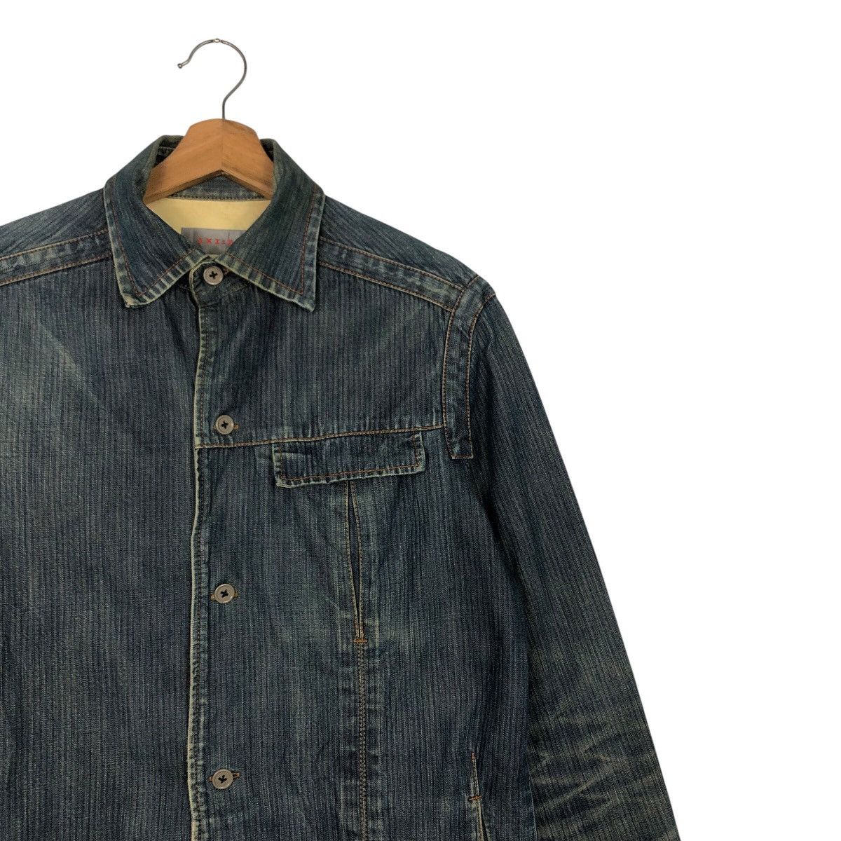 Japanese Brand 📌Vintage Chore Work Denim Jacket IXI:Z Japan Issey Miyake Size US M / EU 48-50 / 2 - 7 Thumbnail