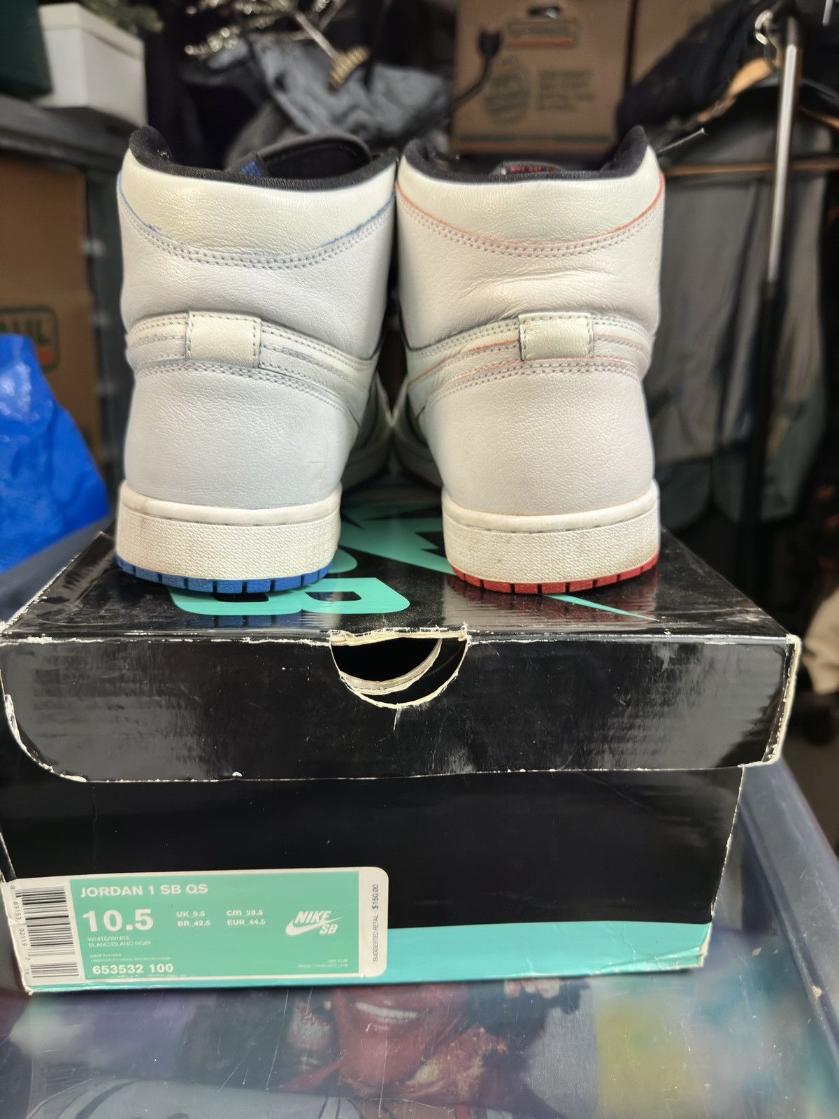 Jordan Brand Jordan Brand x Nike SB Air Jordan 1 Lance Mountain (White) Size US 10.5 / EU 43-44 - 6 Thumbnail