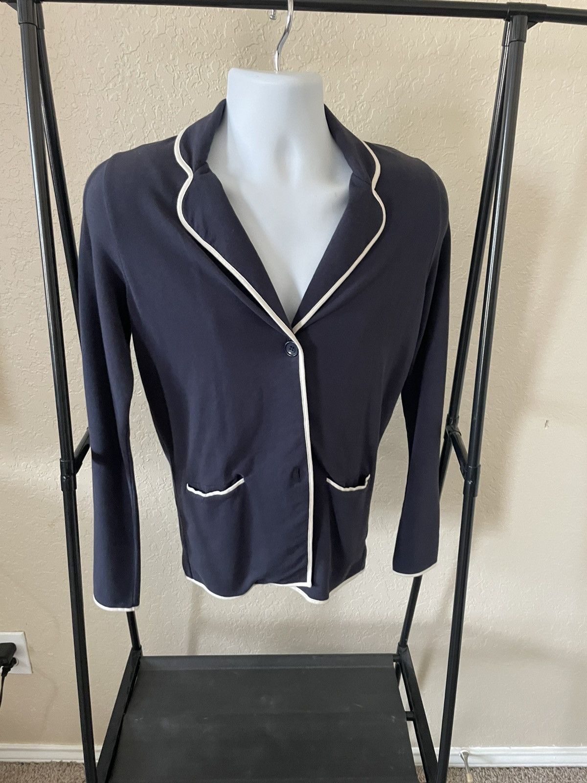 Designer × Japanese Brand KULE Unlined Unstructured Blazer with stretch nwt Size 38S - 1 Thumbnail