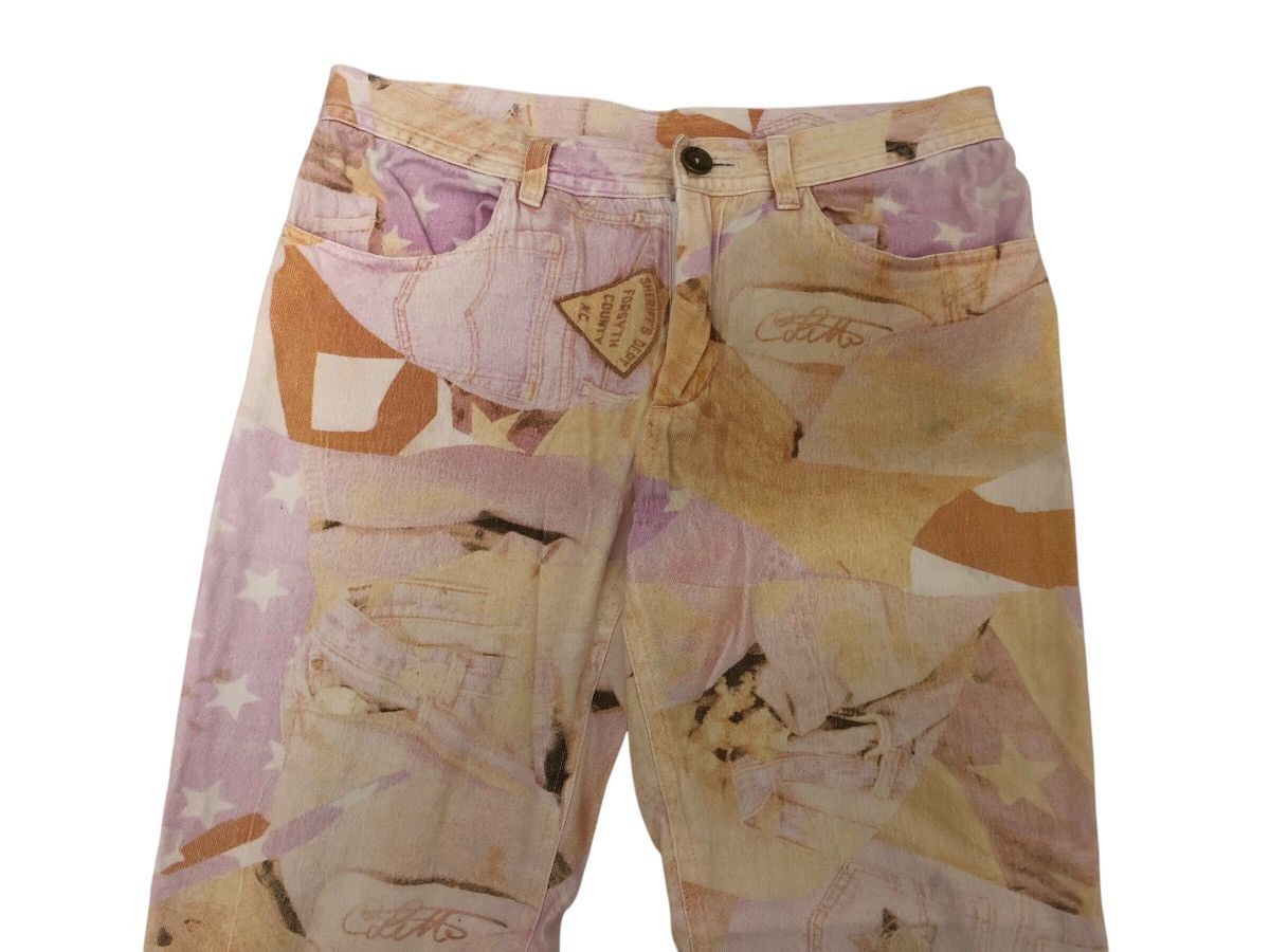 Louis Feraud × Vintage RARE 🔥 LOUIS FERAUD BIS ALL OVER PRINTED SHERIFF DEPT. PANT Size US 30 / EU 46 - 3 Thumbnail