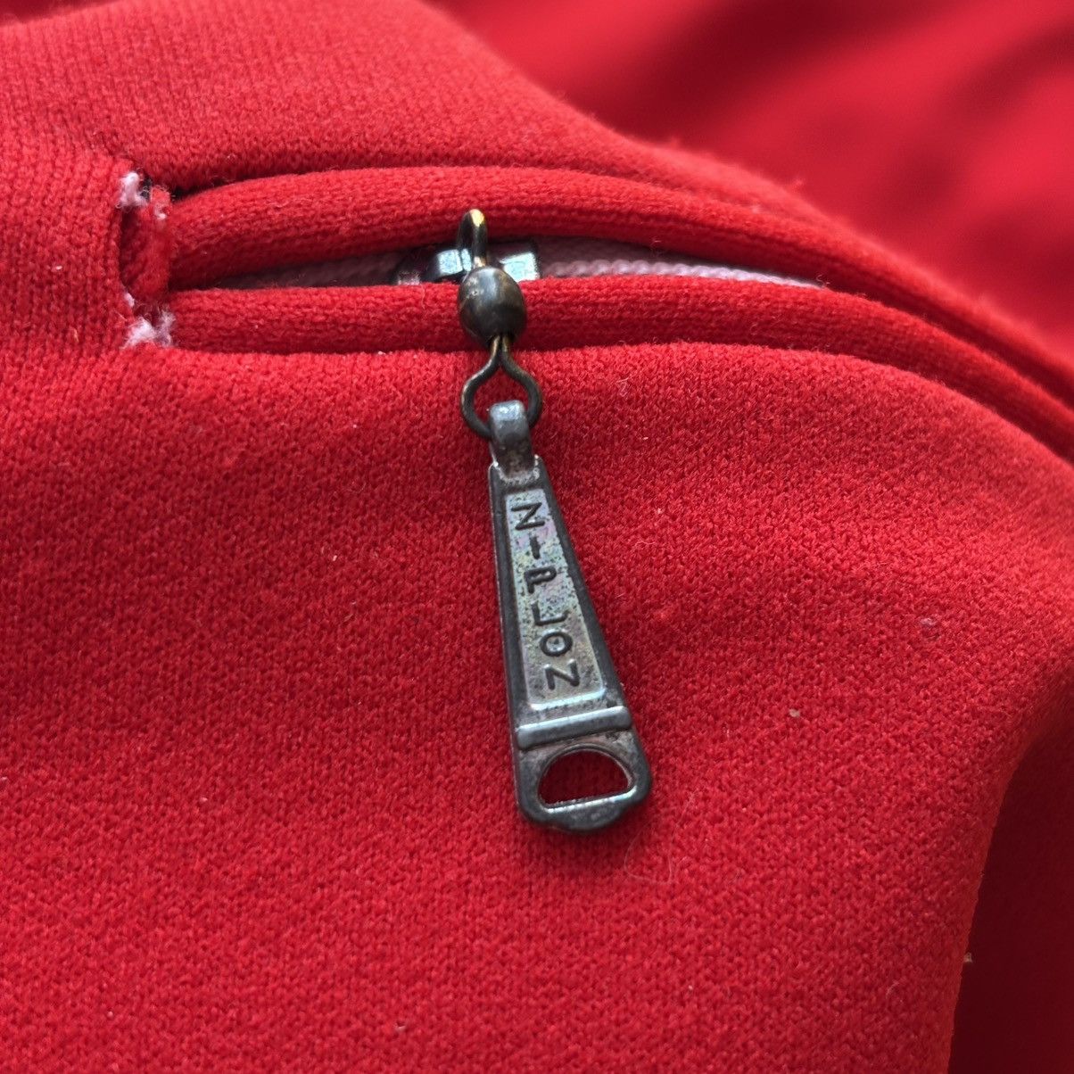 Vintage Vintage 70s Zwickel Gymnastics USA Track Jacket Red Nylon Size US M / EU 48-50 / 2 - 6 Thumbnail