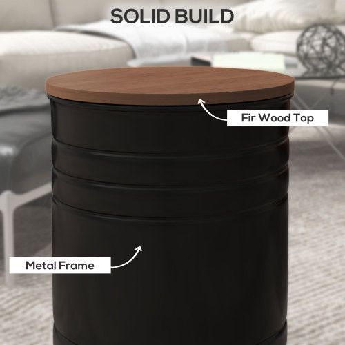 Designer × Homemade HOMCOM Nesting Storage Ottomans Set of 2 with Lids, Hidden S Size US L / EU 52-54 / 3 - 4 Thumbnail