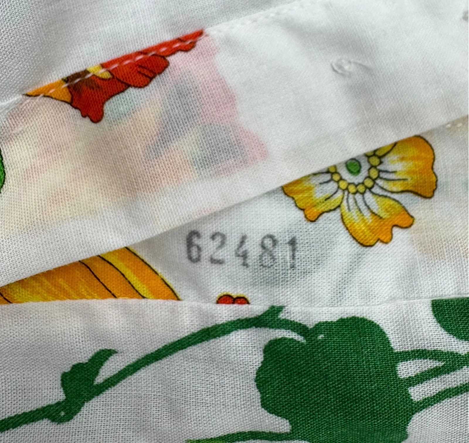 Gucci Gucci Floral Printed Shirt Vintage Cotton size 14 1/2 37 Size L / US 10 / IT 46 - 14 Thumbnail
