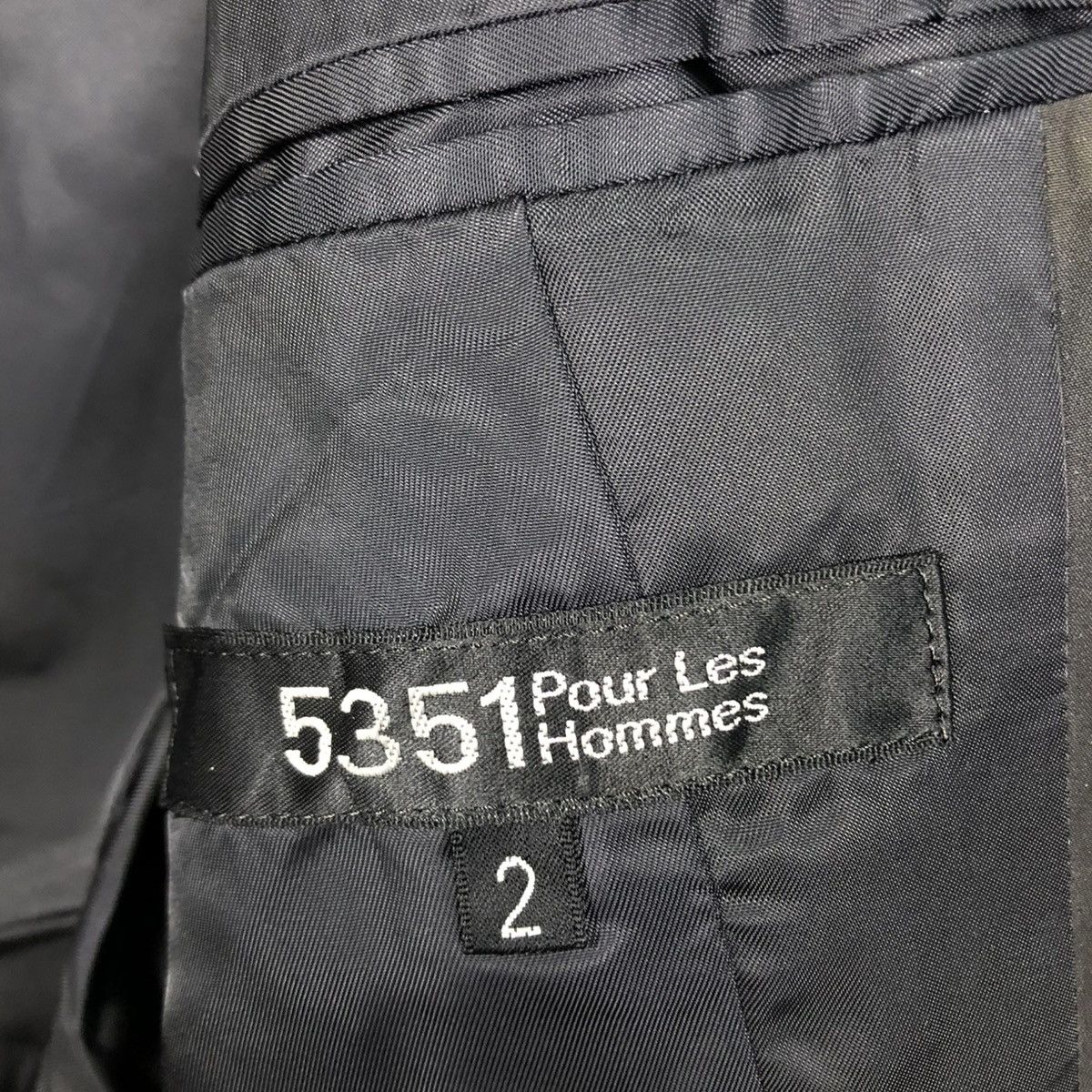 Japanese Brand 🔥VINTAGE LONG JACKET ICONIC BLACK 5351 POUR LES HOMMES Size US M / EU 48-50 / 2 - 15 Thumbnail