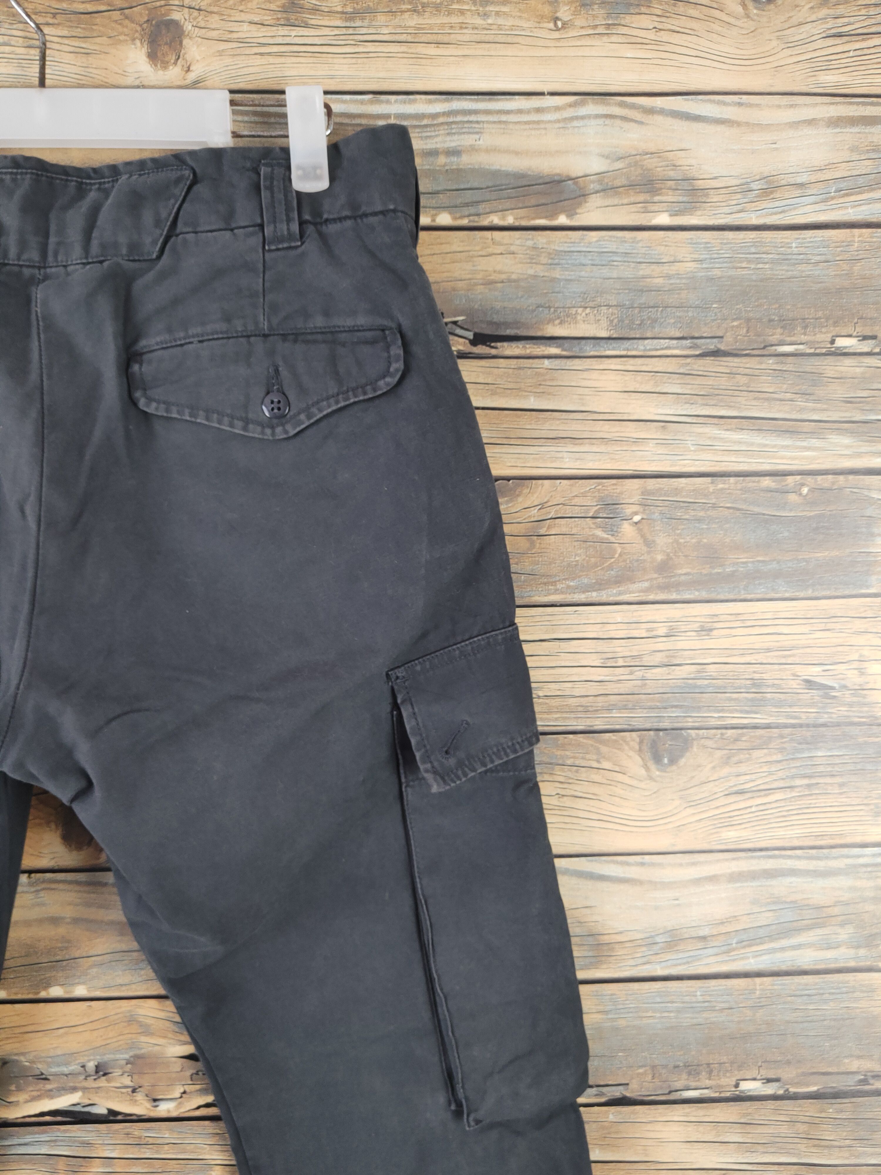 Japanese Brand DL Back Number Black Multipocket Tactical Cargo Pants #463 Size US 32 / EU 48 - 9 Thumbnail