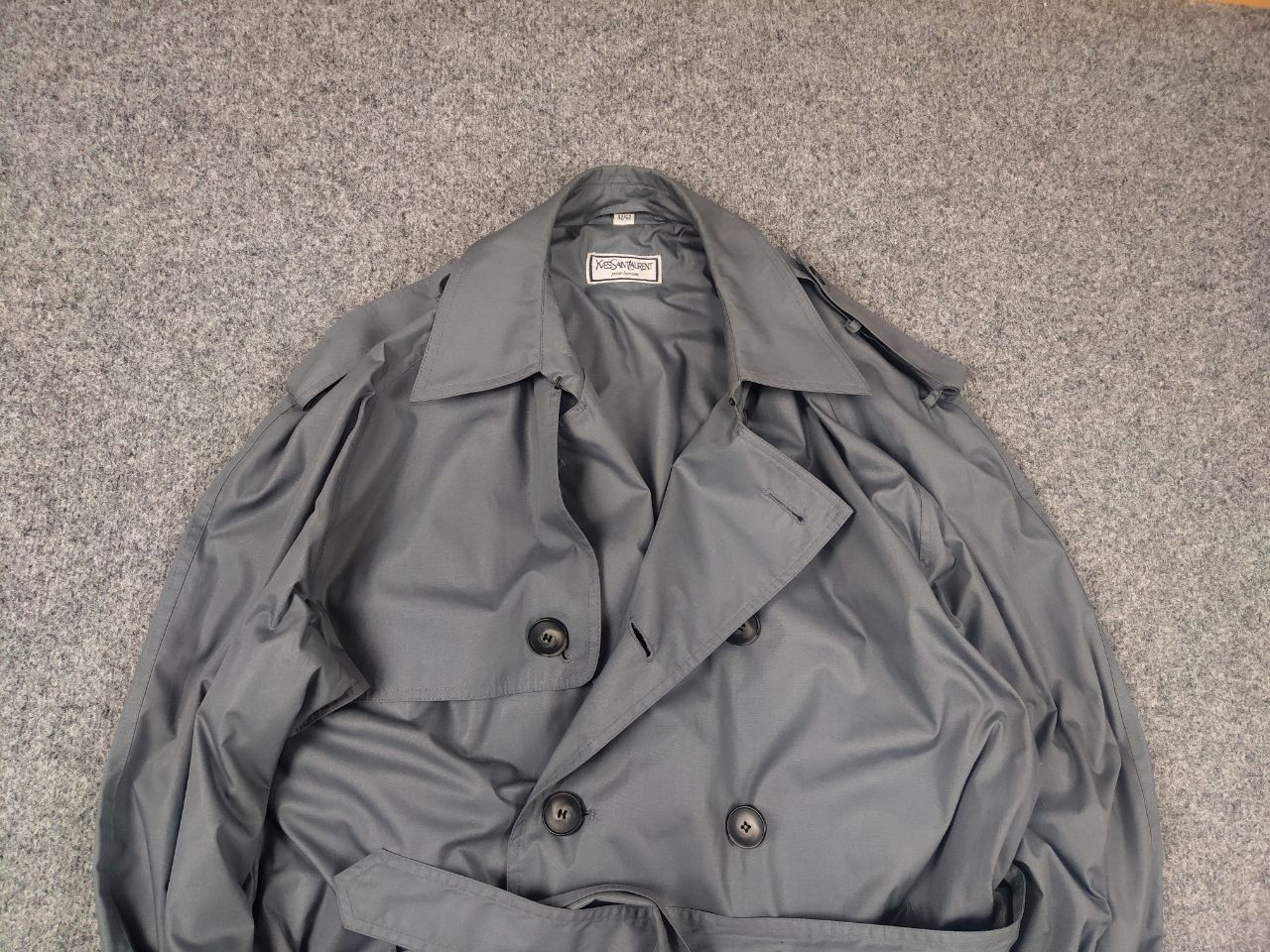 Yves Saint Laurent Vintage 80's Archive Yves Saint Laurent trench coat Jacket Size US L / EU 52-54 / 3 - 4 Thumbnail