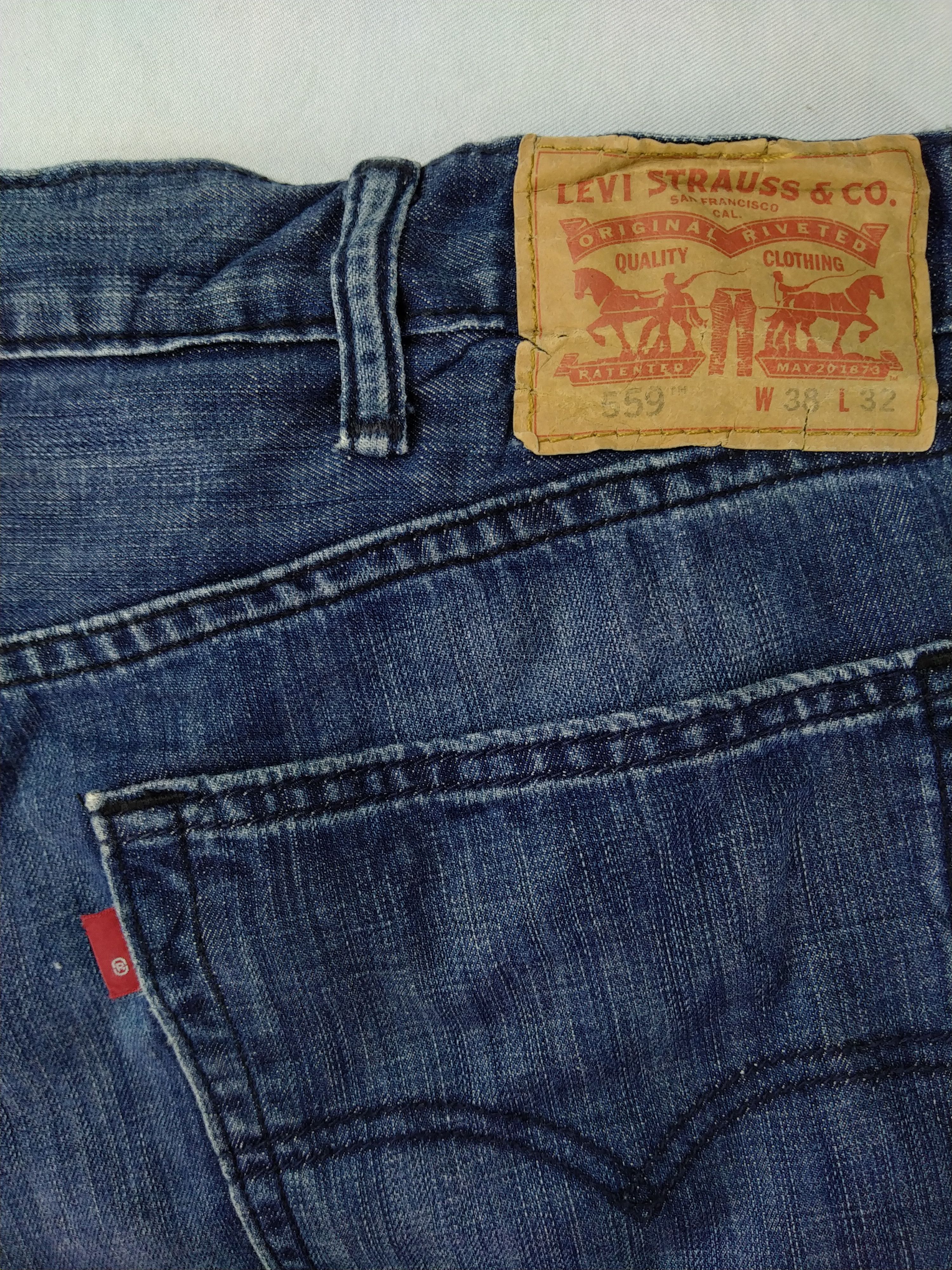 Levi's Distressed Vintage Levi's 559 Denim 41x32 -JN614 Size US 41 - 11 Thumbnail