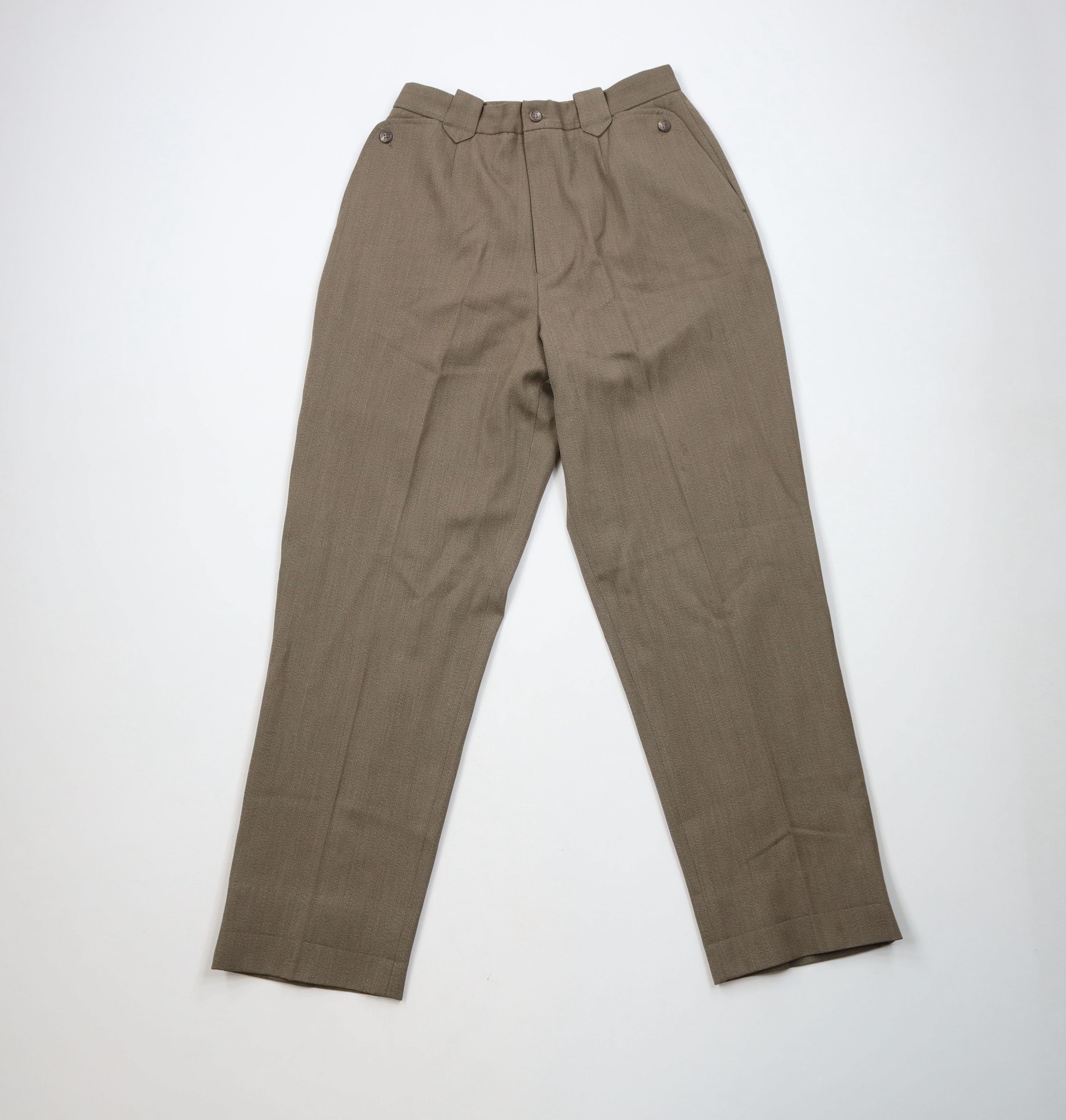Ralph Lauren × Vintage Vintage 70s 80s Ralph Lauren Tapered Leg Chino Pants USA Size 30" / US 8 / IT 44 - 1 Thumbnail