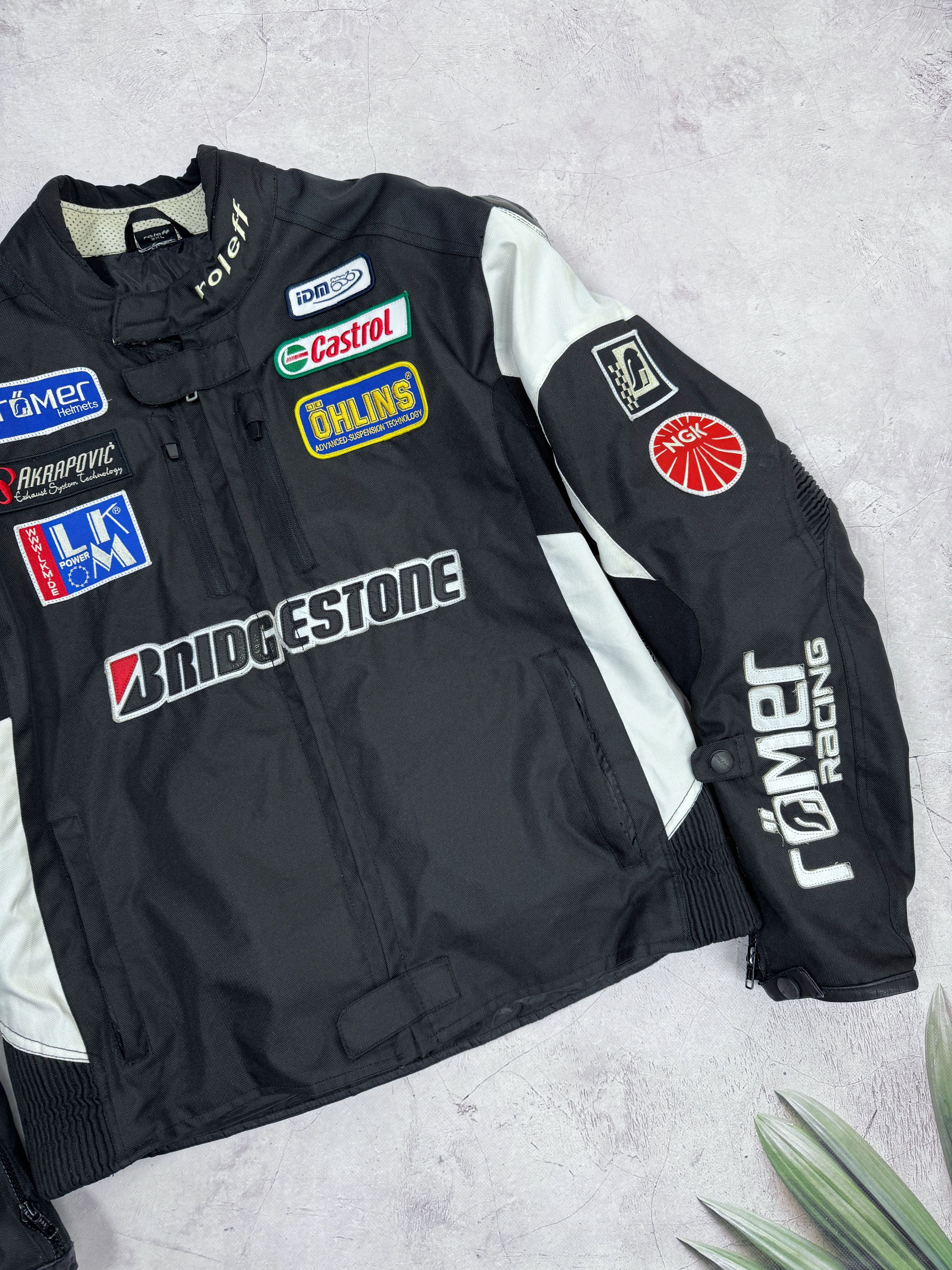 Other Roleff Moto Racing Jacket Bridgestone Castrol Romer Helmets Size US XXL / EU 58 / 5 - 6 Thumbnail