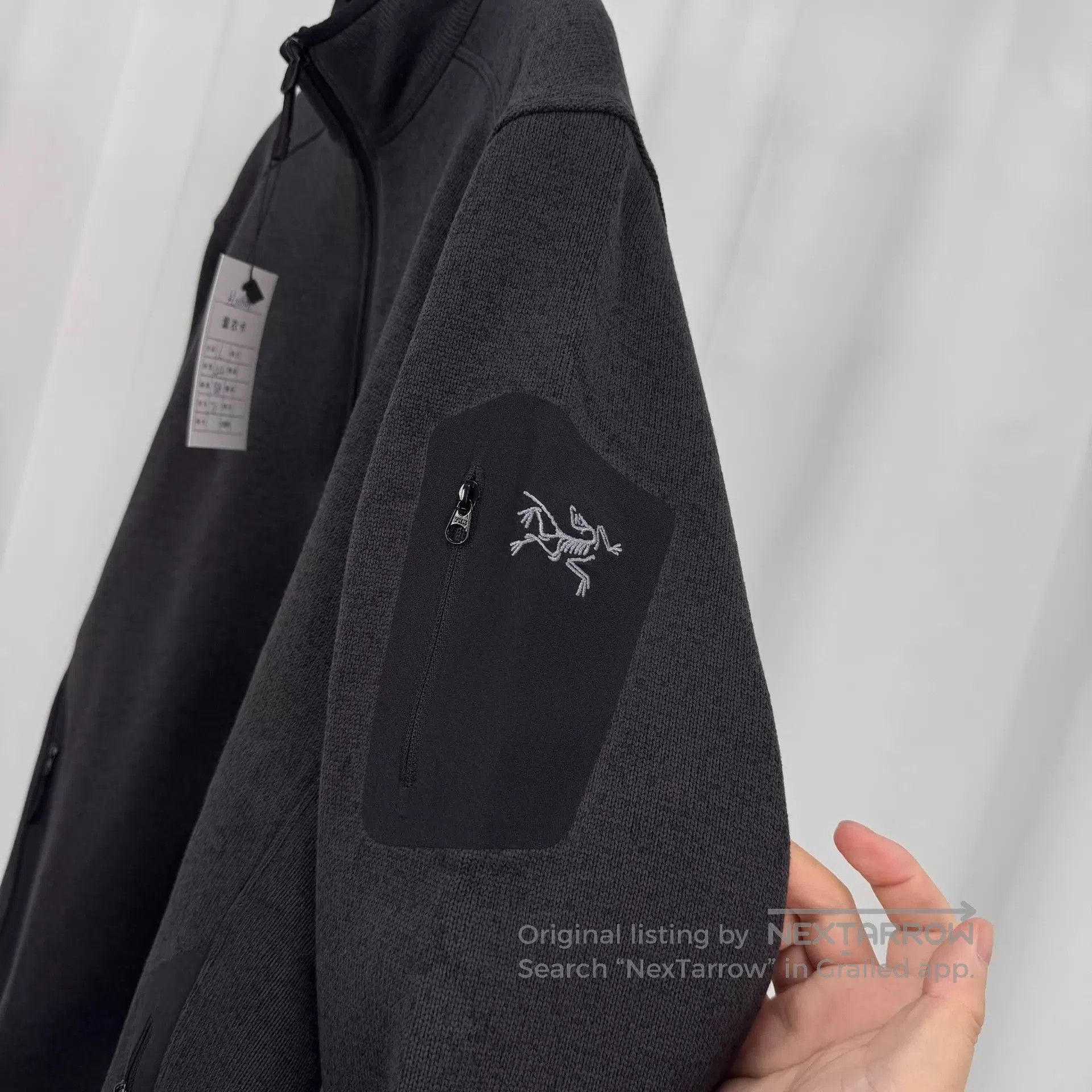 Arc'teryx Black Zip-Up Light Jacket Size L. Size US L / EU 52-54 / 3 - 5 Thumbnail