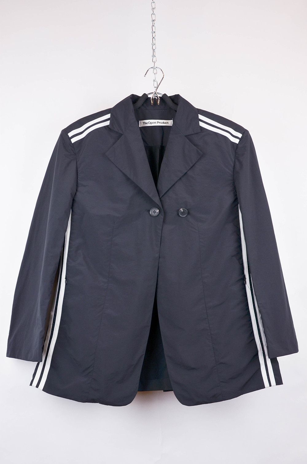 OPEN YY THEOPEN PRODUCT Black Taped Blazer - XS Size XS / US 0-2 / IT 36-38 - 1 Thumbnail