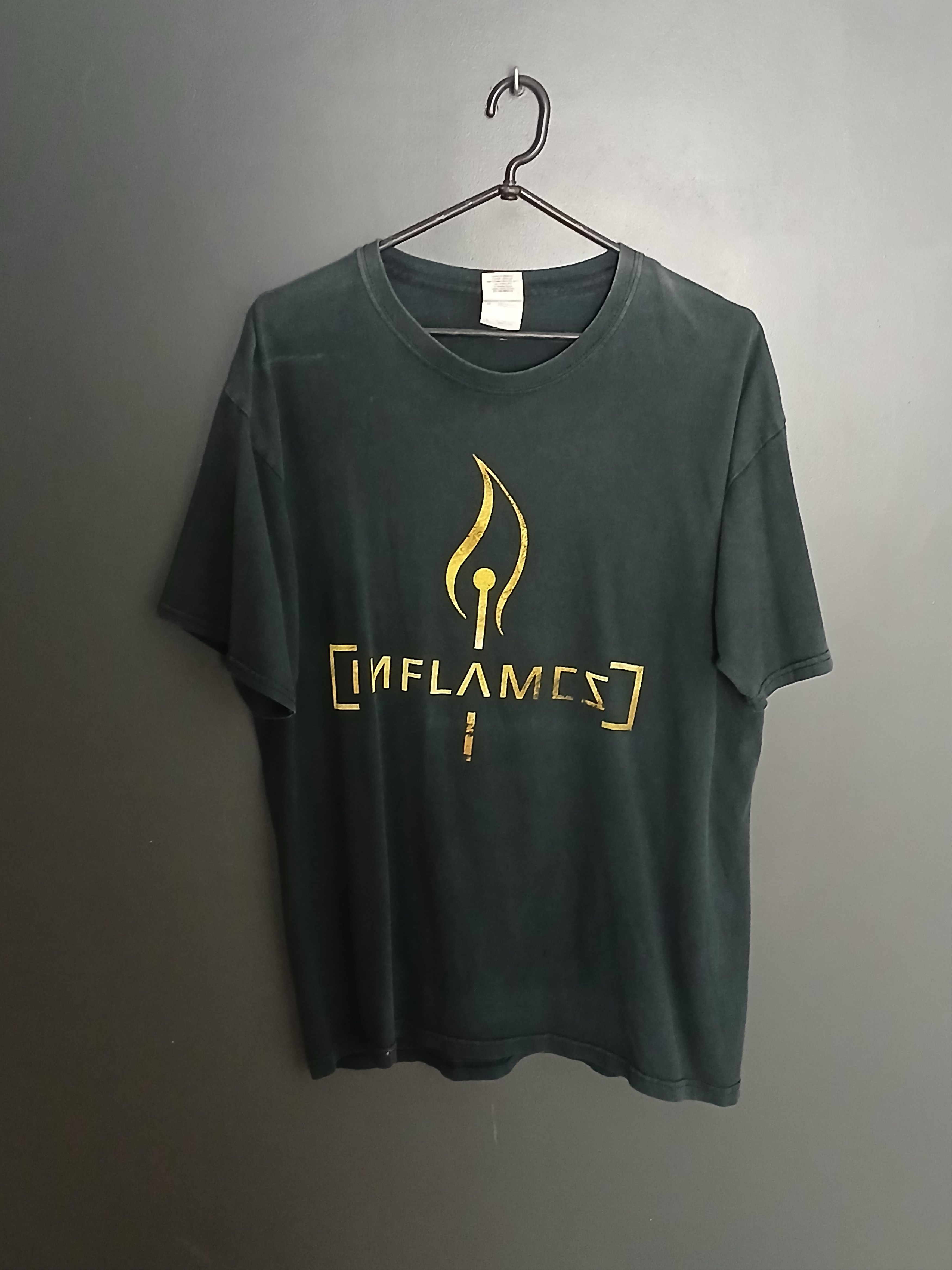 Band Tees × Vintage Vintage 2001 In Flames T-Shirt Size US M / EU 48-50 / 2 - 1 Thumbnail