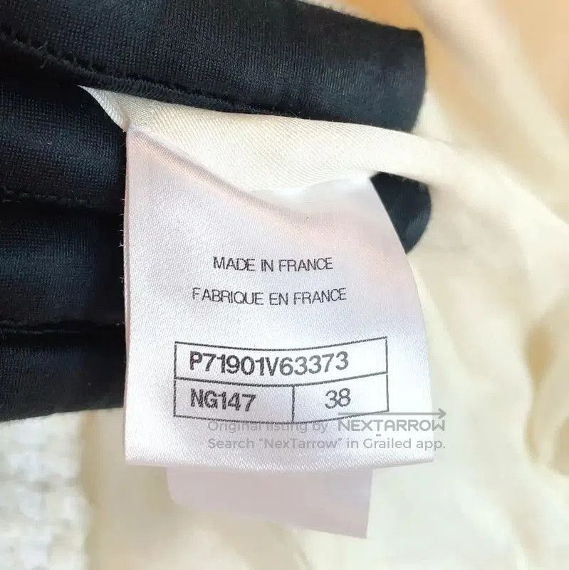 Chanel Chanel White Cotton Blend Women's Jacket . Size S / US 4 / IT 40 - 8 Thumbnail
