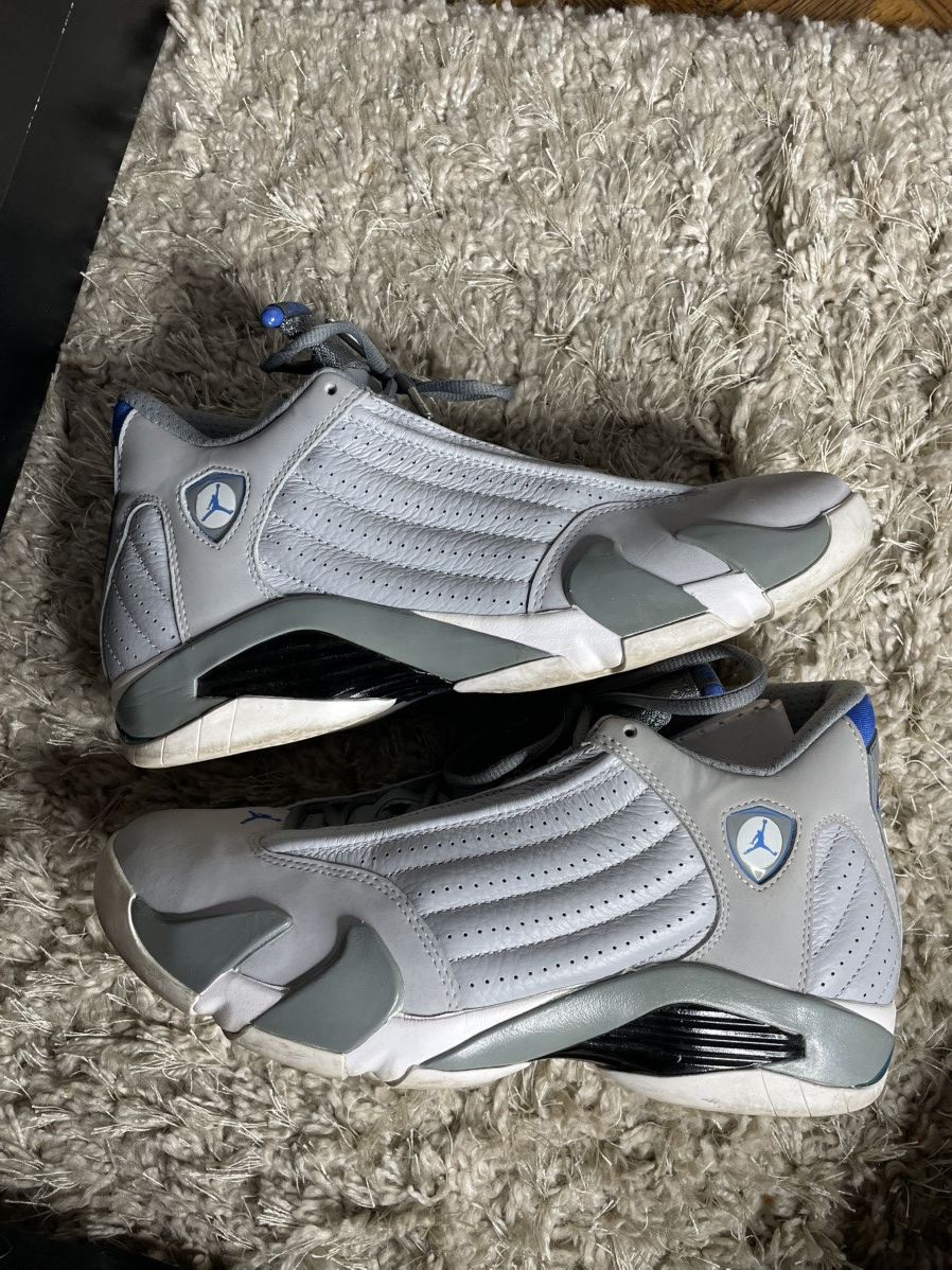 Jordan Brand Jordan 14 Wolf Grey Size US 9.5 / EU 42-43 - 2 Thumbnail
