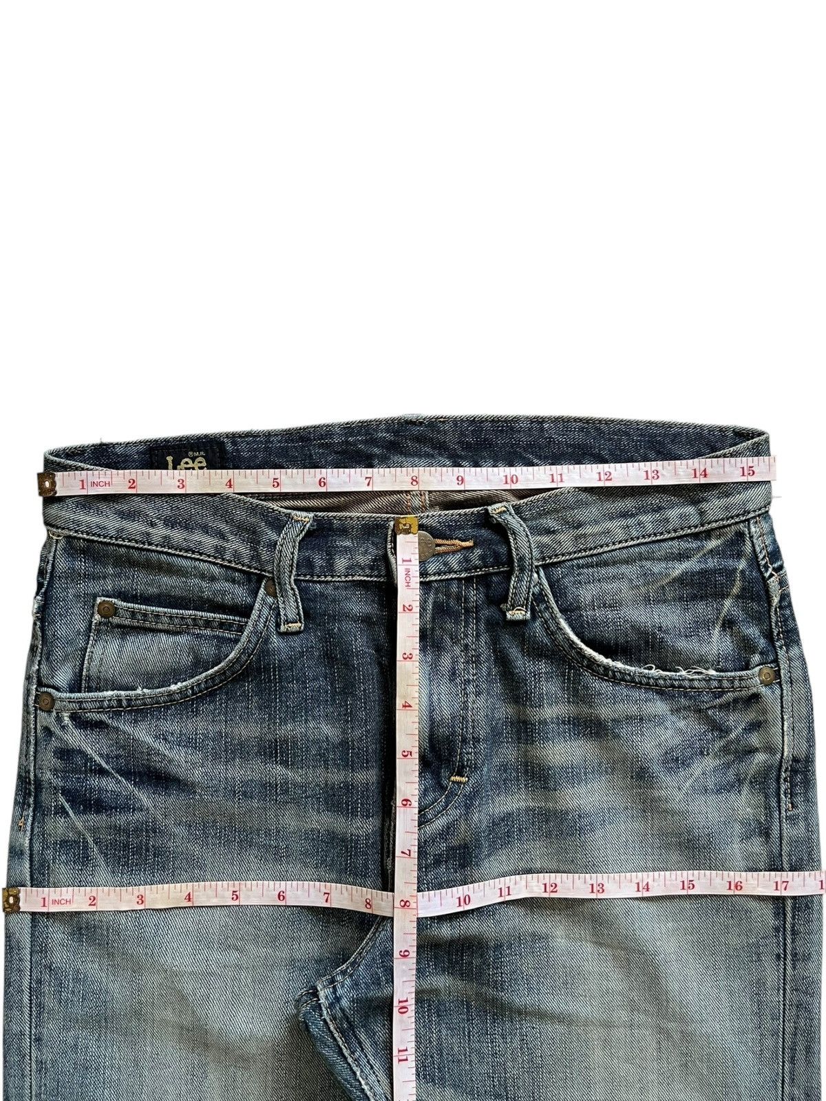 Lee Vintage Lee Riders Mud Wash Distressed Bootcut Jeans Size US 31 - 11 Thumbnail