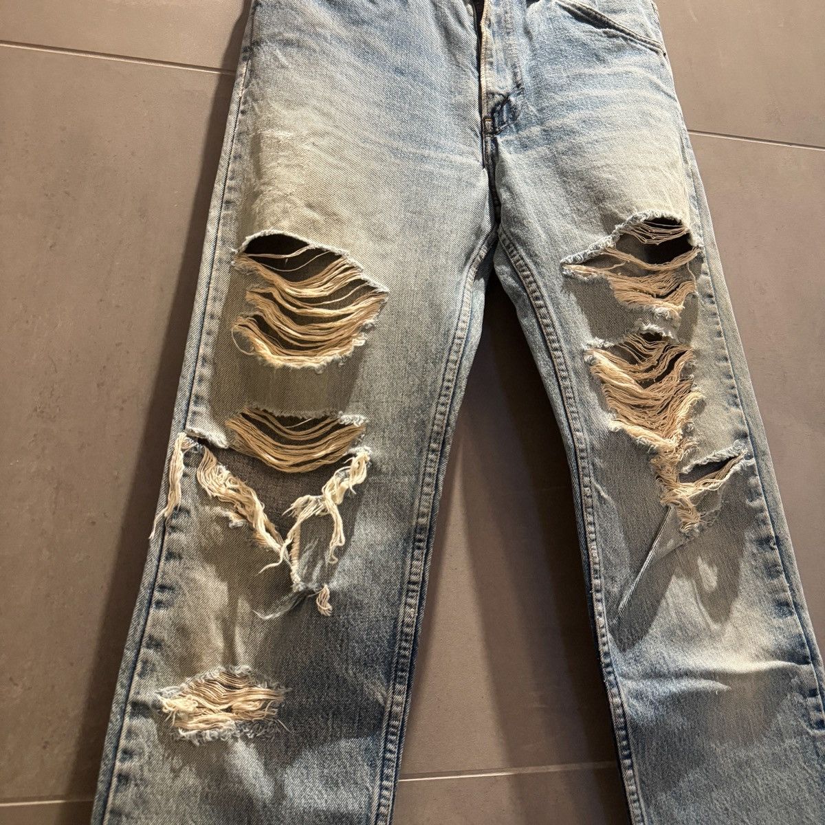 Levi's Levis 80’s Orange Tab distressed Denim Size US 31 - 3 Thumbnail