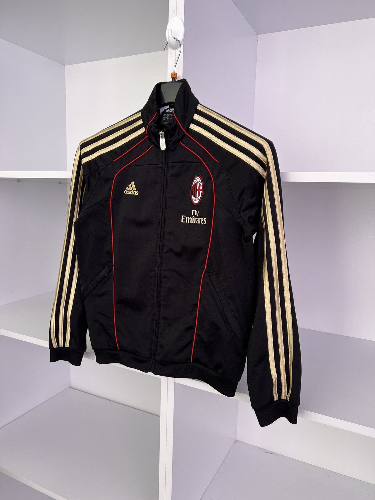 Adidas × Vintage Vintage AC MILAN 2010 TRACK TOP KIDS JACKET ADIDAS FOOTBALL Size US XXS / EU 40 - 5 Thumbnail