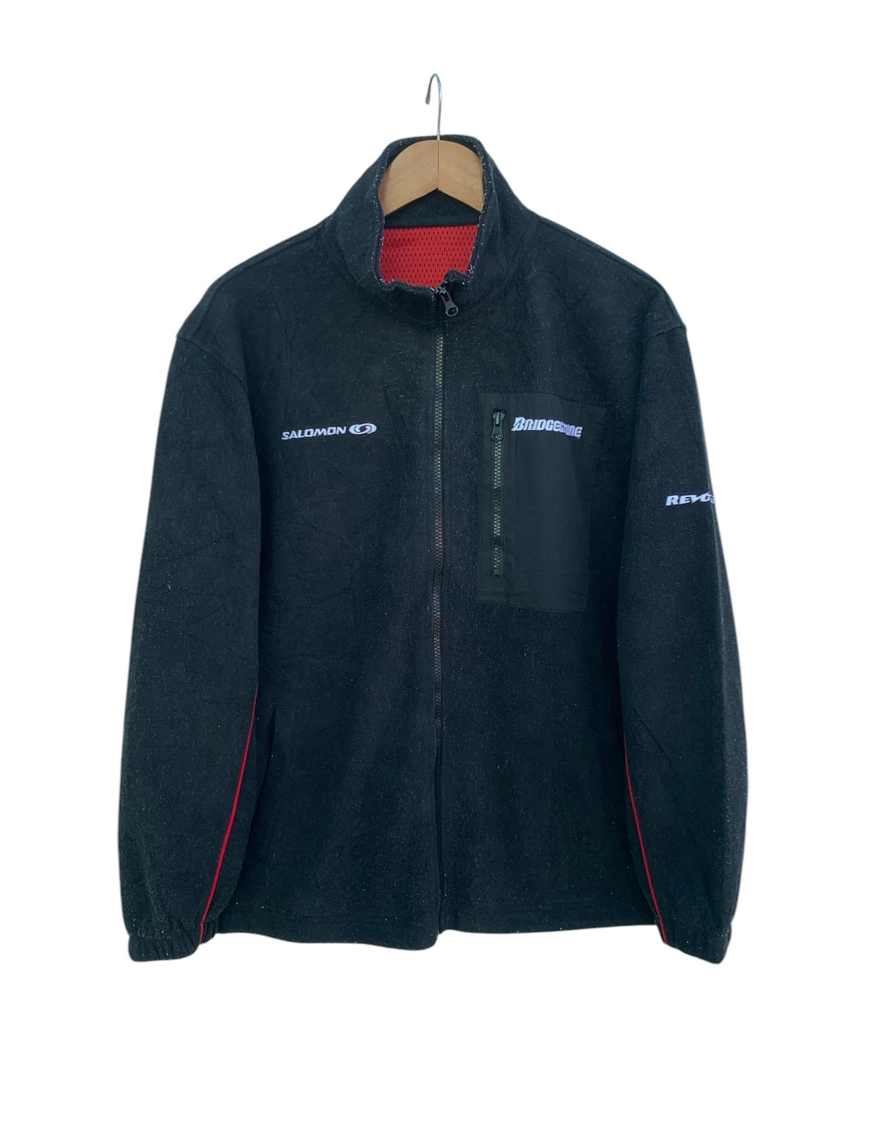 Salomon × Vintage Vintage Bridgestone X Salomon X Blizzak Fleece Jacket Size US L / EU 52-54 / 3 - 1 Thumbnail