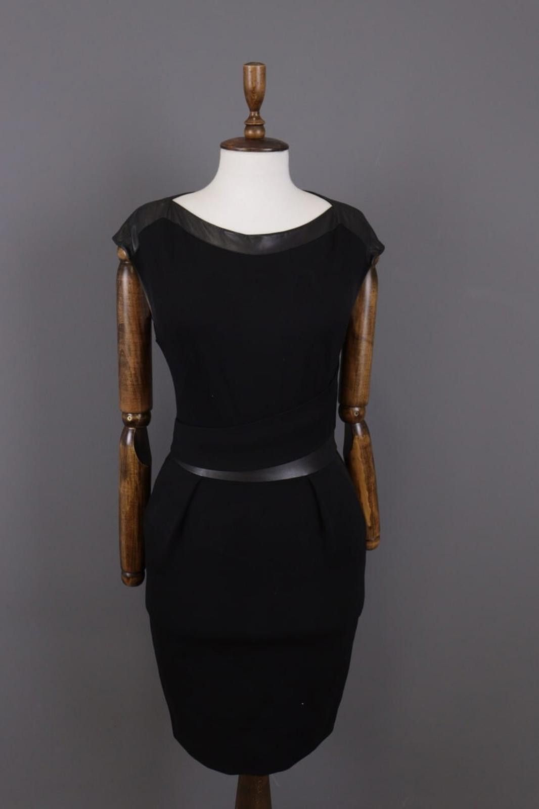 The Kooples The Kooples Black Bodycon A-Line Tank Short Dress Size 34 Size M / US 6-8 / IT 42-44 - 1 Thumbnail
