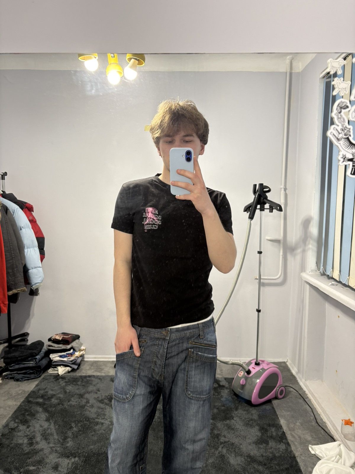 Anti Social Social Club Anti Social Social Club ASSC Thunder Big Logo Tee Size US M / EU 48-50 / 2 - 5 Thumbnail