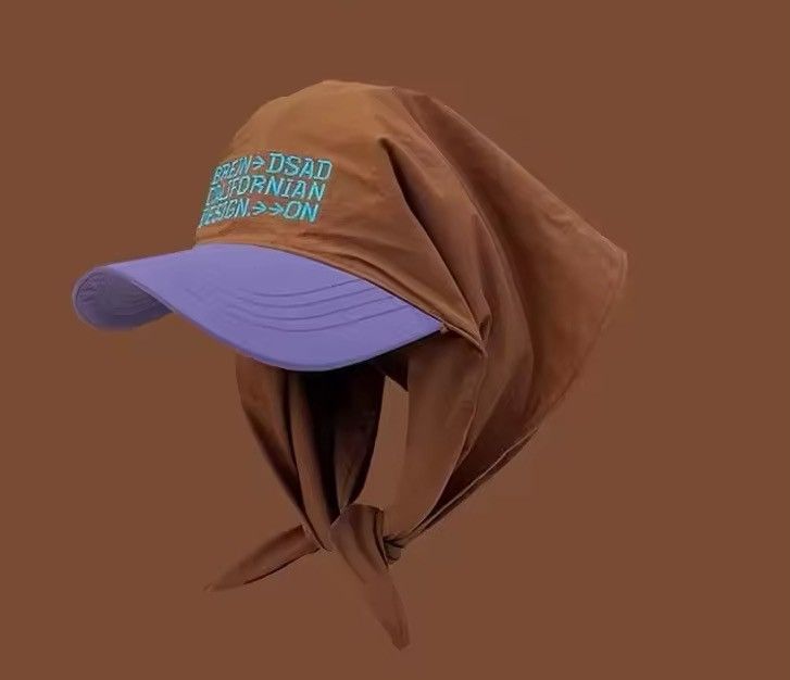 Japanese Brand Y2K Style handkerchief cap hat Size ONE SIZE - 4 Thumbnail