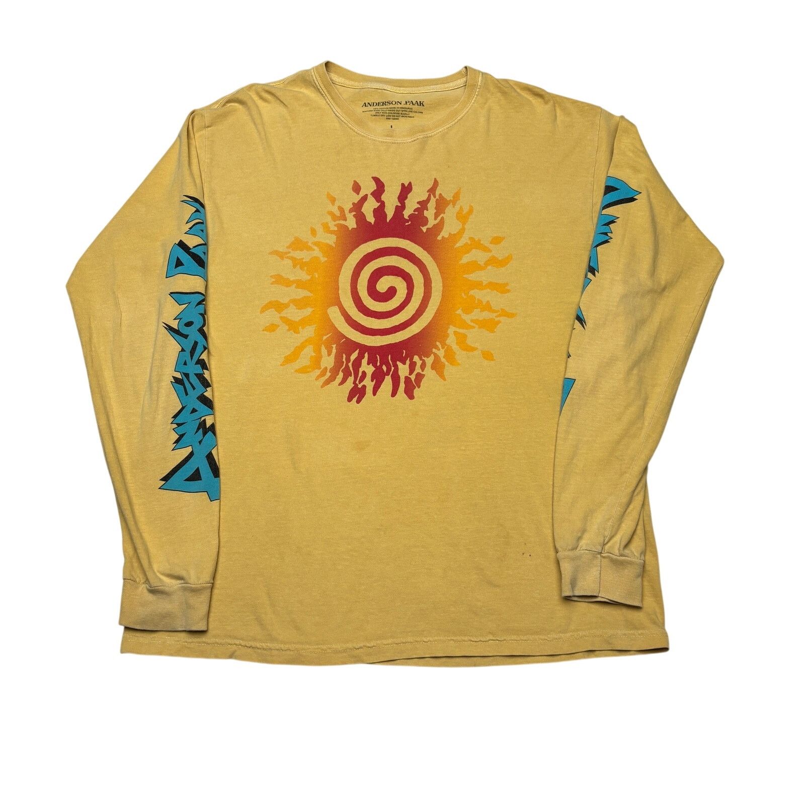 Other Anderson Paak Long Sleeve T Shirt Large Sun Spiral Graphic Size US L / EU 52-54 / 3 - 1 Thumbnail