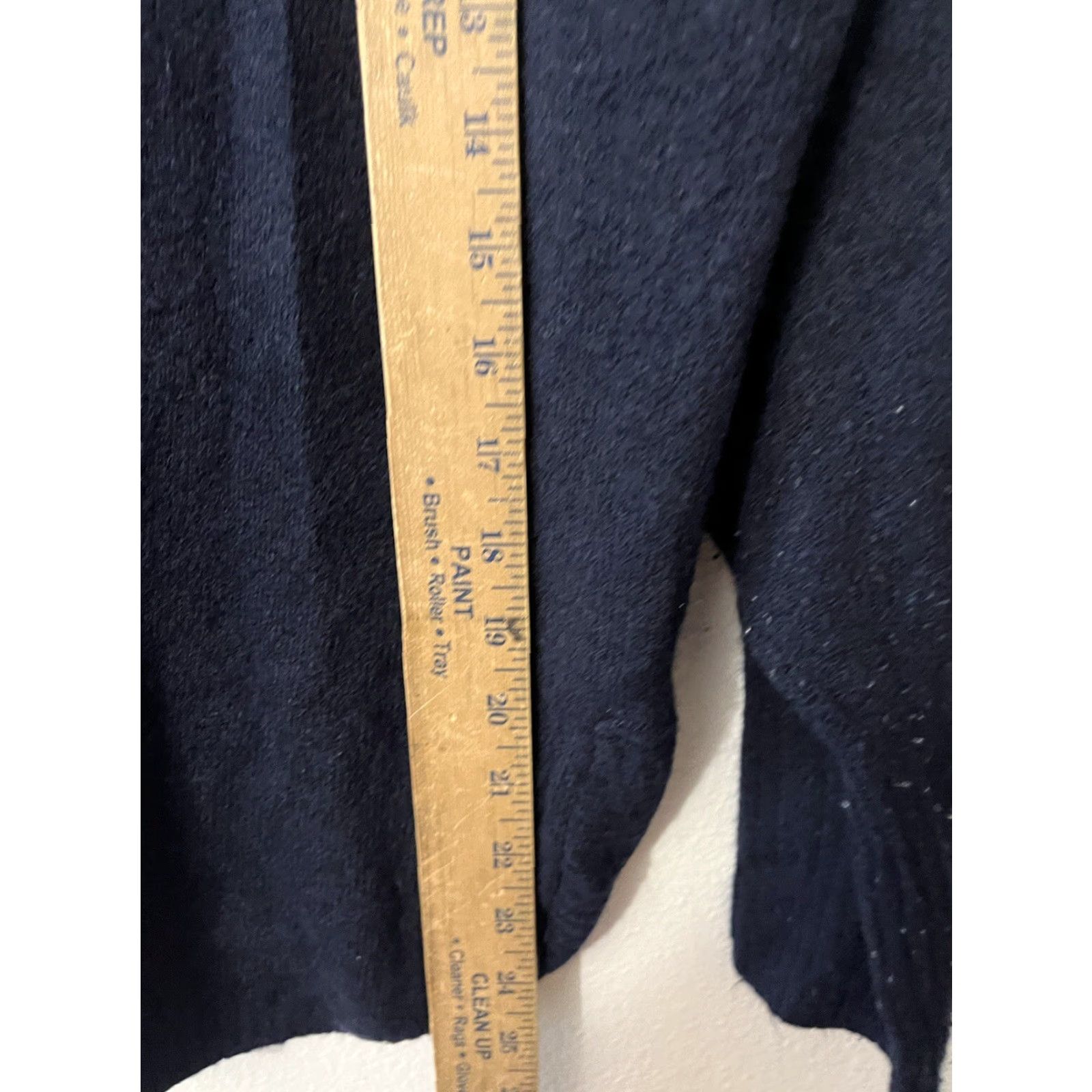 Gap VINTAGE Gap Womens Sweater Hoodie Pullover Knit Medium Petite Navy Blue Acrylic Mix MP Size M / US 6-8 / IT 42-44 - 5 Thumbnail