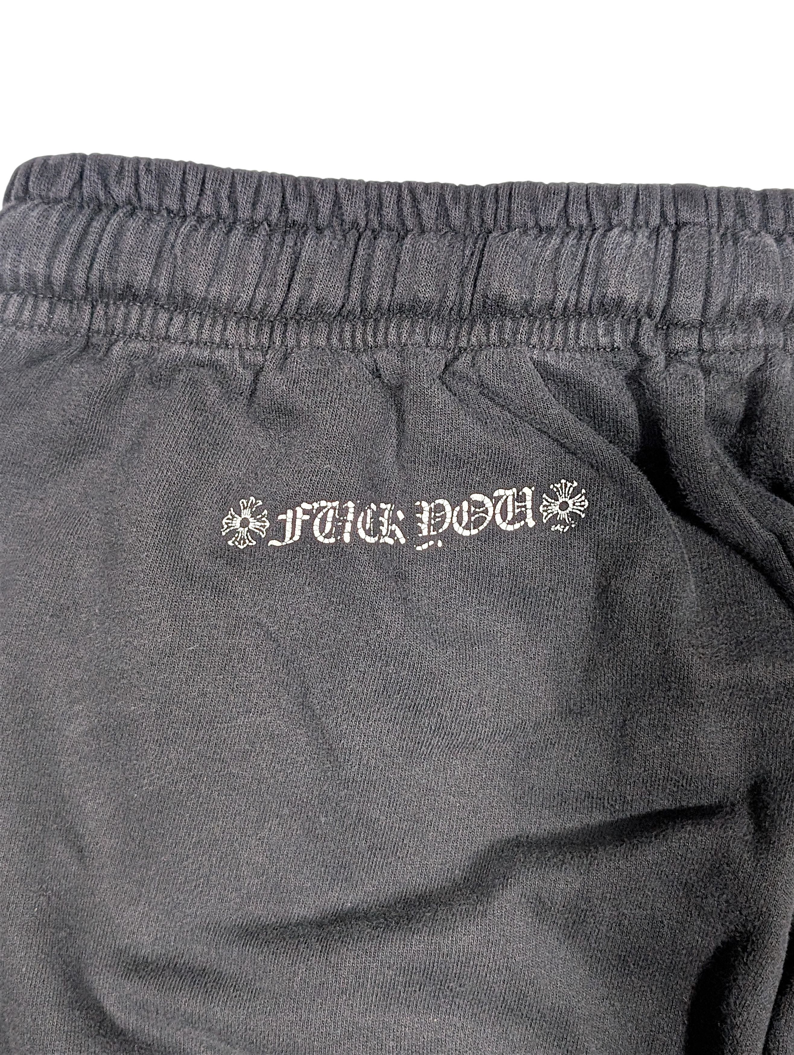 Chrome Hearts Chrome Hearts Fuck You Sweatpants Classic Logo Black Size US 34 / EU 50 - 3 Thumbnail
