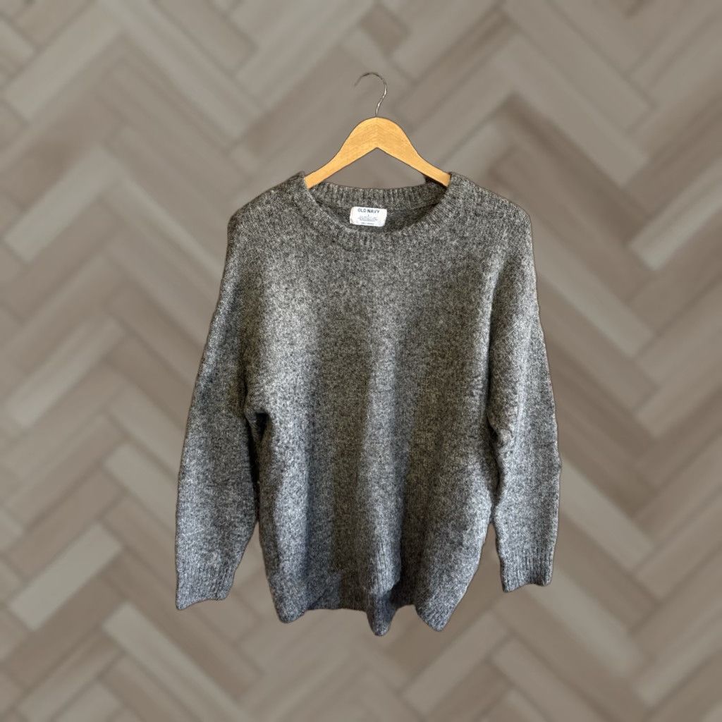 Old Navy Old Navy Womens Gray Knit Long Sleeve Pullover Sweatshirt Size Small Size S / US 4 / IT 40 - 1 Thumbnail