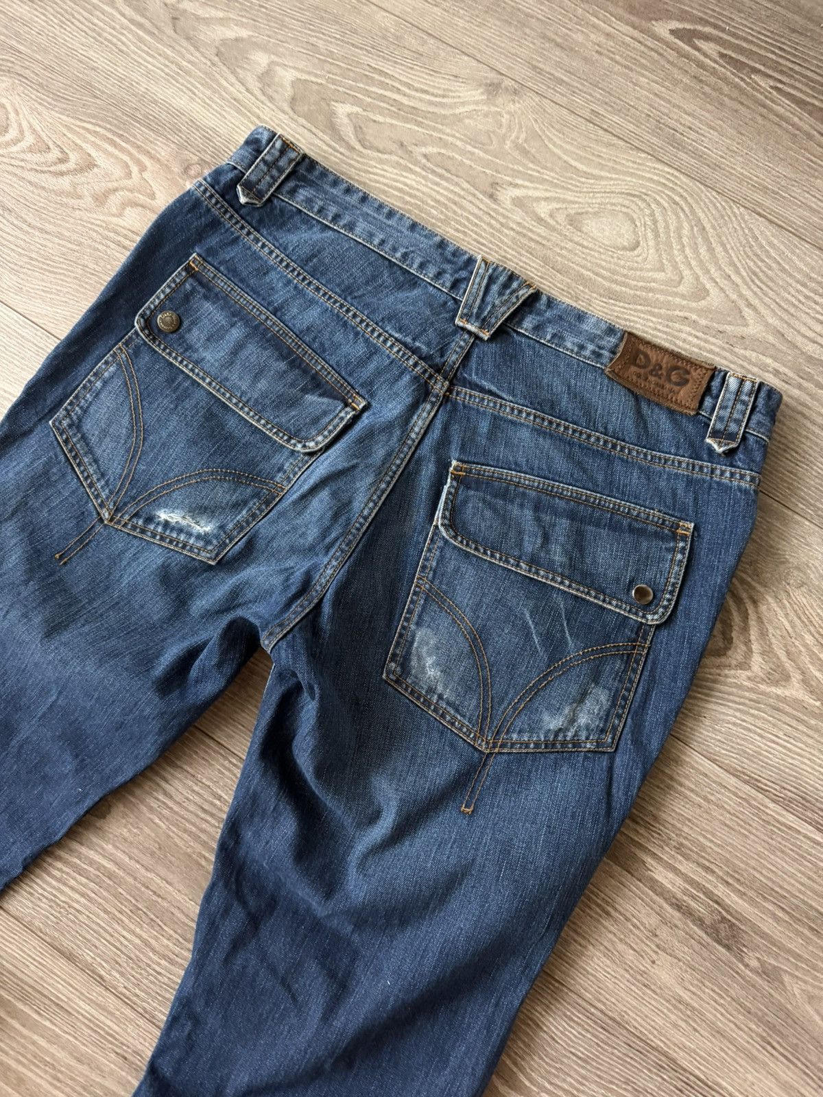 Dolce & Gabbana Dolce & Gabbana Vintage 05/06 SS Denim Swag Y2K Drip Jeans Size US 36 / EU 52 - 3 Thumbnail