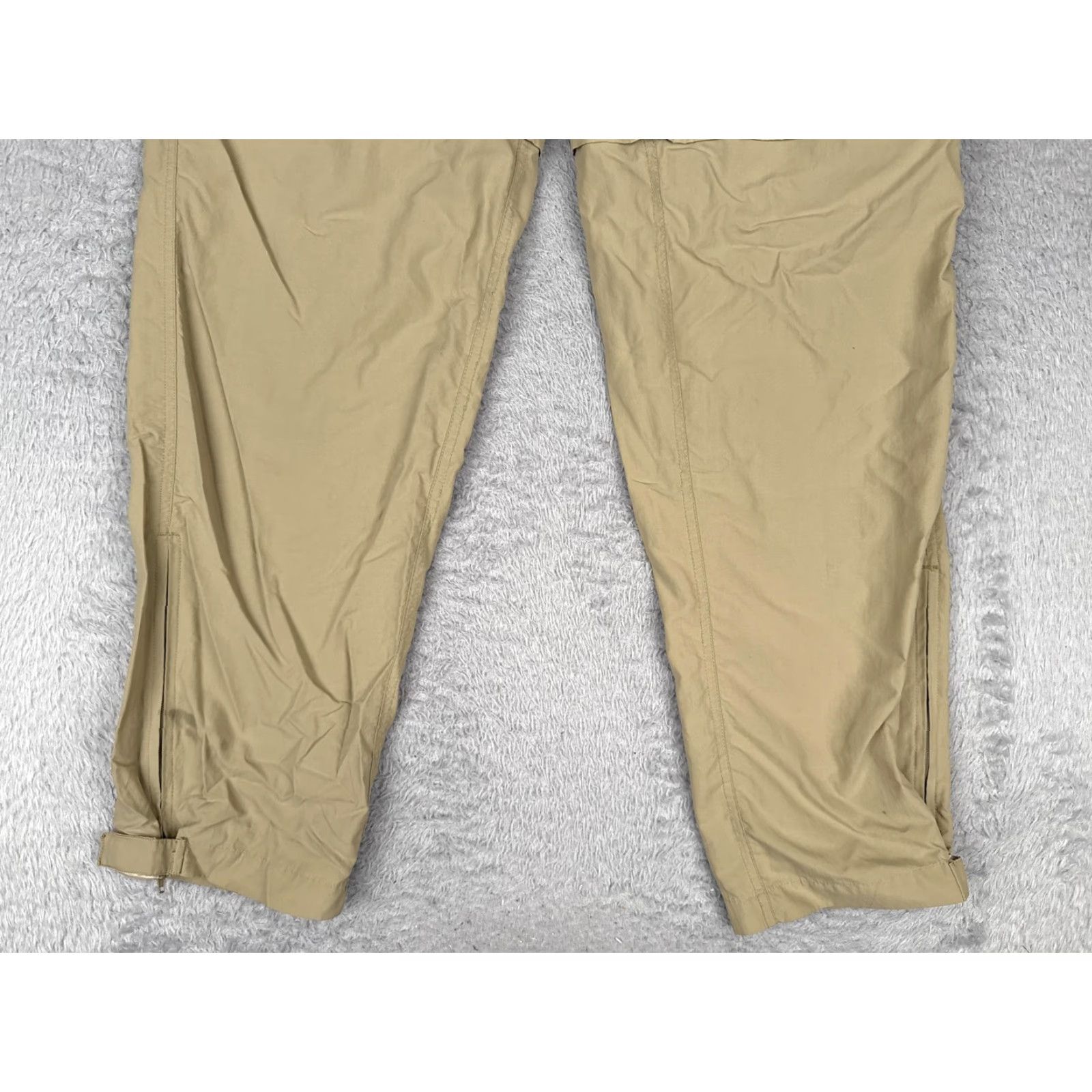 Vintage CVetasse Pants Mens Large Tan Nylon Cargo Hiking Outdoor Zip Ankle Trekking Pants Size US 33 - 2 Thumbnail