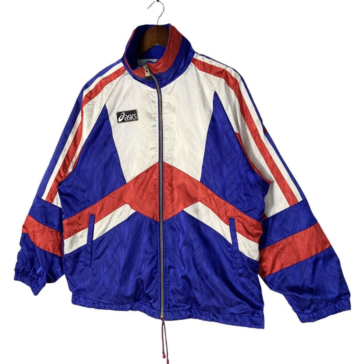 Asics × Japanese Brand × Vintage Vintage Asics Football Gear S.U.E Fc Zip Up Jacket Size L Size US L / EU 52-54 / 3 - 4 Thumbnail