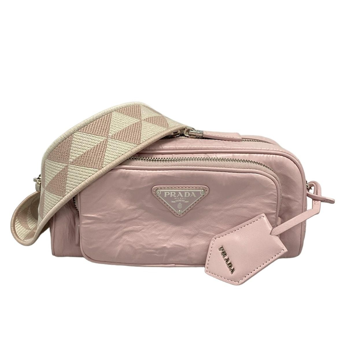 Prada PRADA Triangle Logo Shoulder Bag 1BH198 Size ONE SIZE - 1 Thumbnail