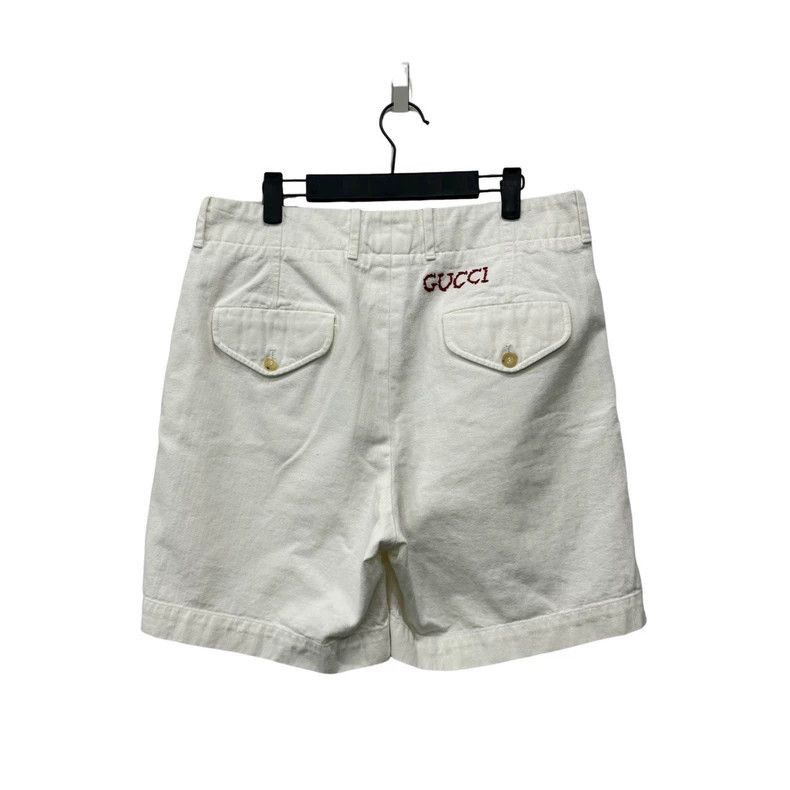 Gucci Gucci Embroidered Logo Shorts 48 Size-2505 Size US 44 / EU 60 - 2 Thumbnail