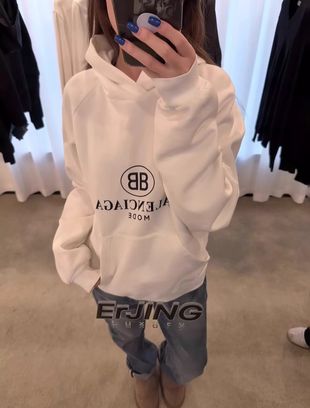 Balenciaga Balenciaga Classic Logo Hoodie Vintage XS Size XS / US 0-2 / IT 36-38 - 7 Thumbnail