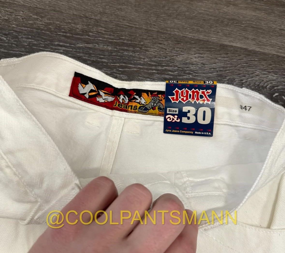JNCO × Vintage Rare Vintage y2k JNYX baggy wide leg embroidered JNCO style Size US 30 / EU 46 - 5 Thumbnail