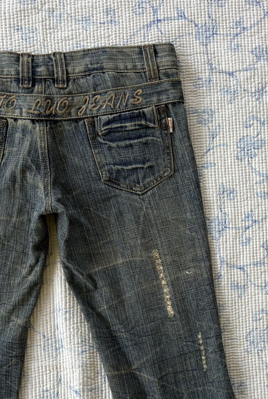 Vintage Vintage ZLR Streetwear Jeans Distressed Denim Size US 32 / EU 48 - 9 Thumbnail