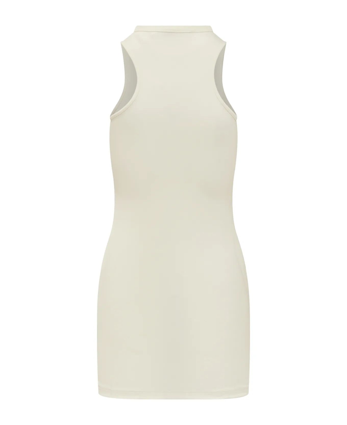 Off-White o1y1225 Mini Dress in Cream Size S / US 4 / IT 40 - 2 Thumbnail