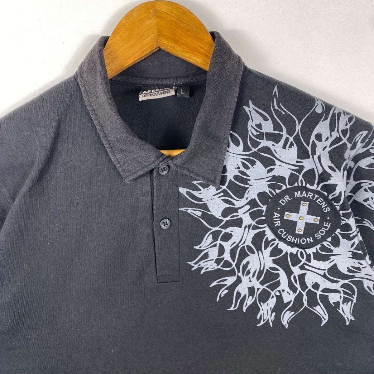 Dr. Martens DR. MARTENS Air Cushion Sole Graphic Polo Shirt Large Size Size US L / EU 52-54 / 3 - 2 Thumbnail