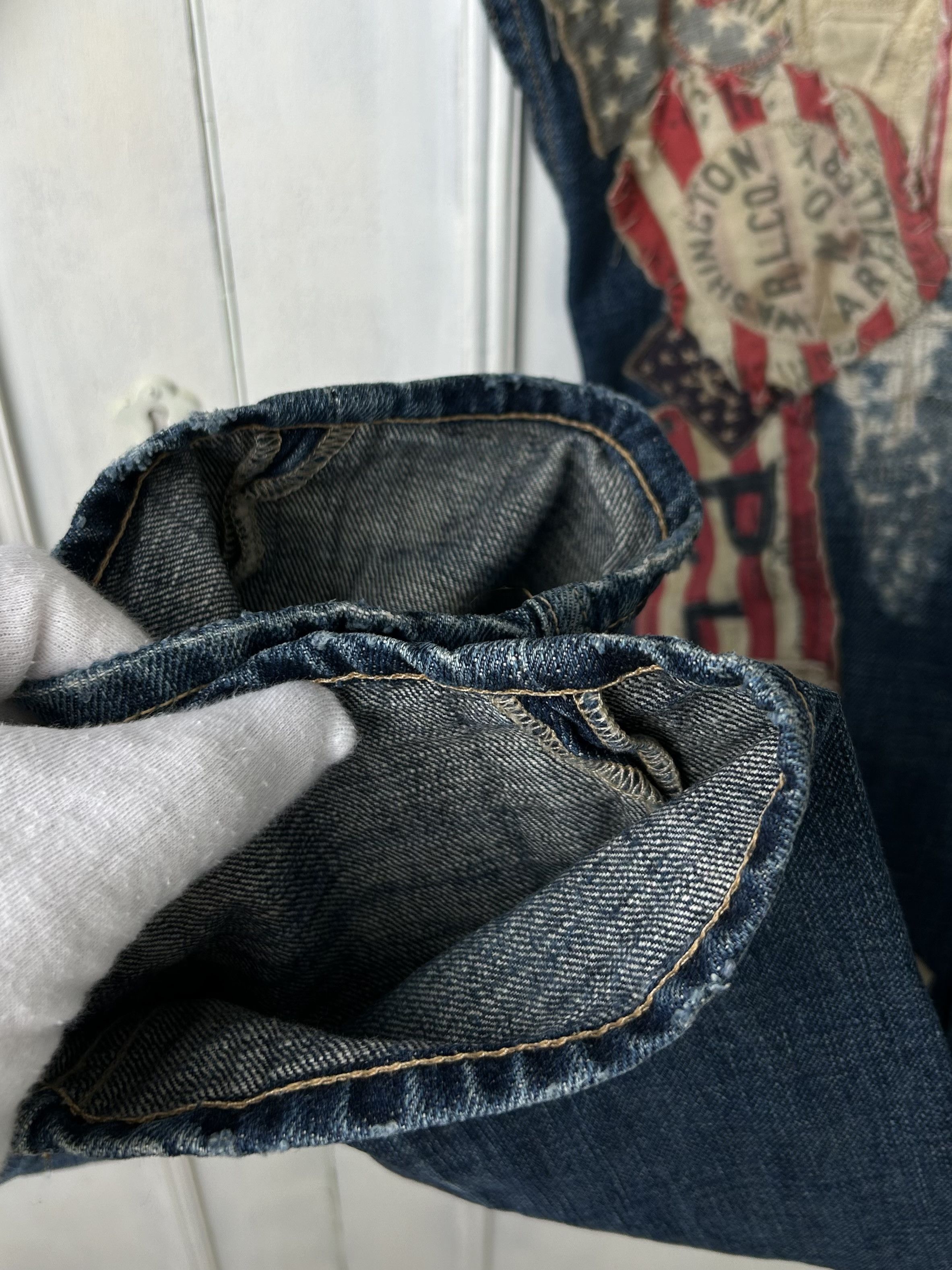 Denim & Supply Ralph Lauren Denim & Supply Ralph Lauren Patchwork Jeans Extremely Rare Size US 29 - 10 Thumbnail