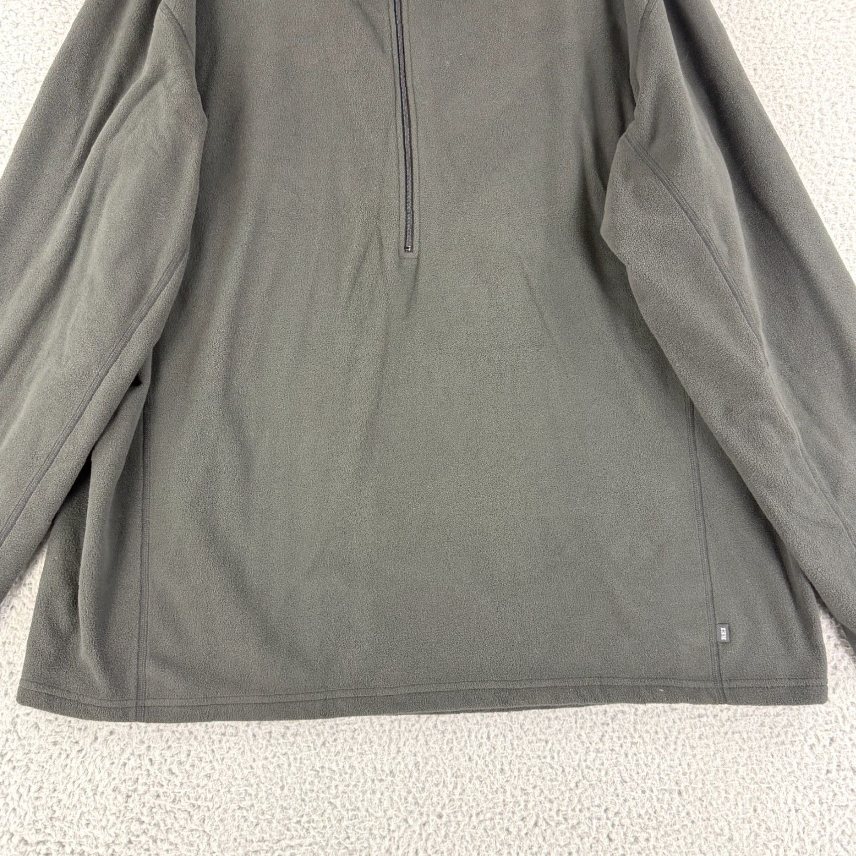 Vintage REI Fleece 1/2 Zip Sweater Mens XXL Black Long Sleeve Pullover Winter Size US XXL / EU 58 / 5 - 4 Thumbnail