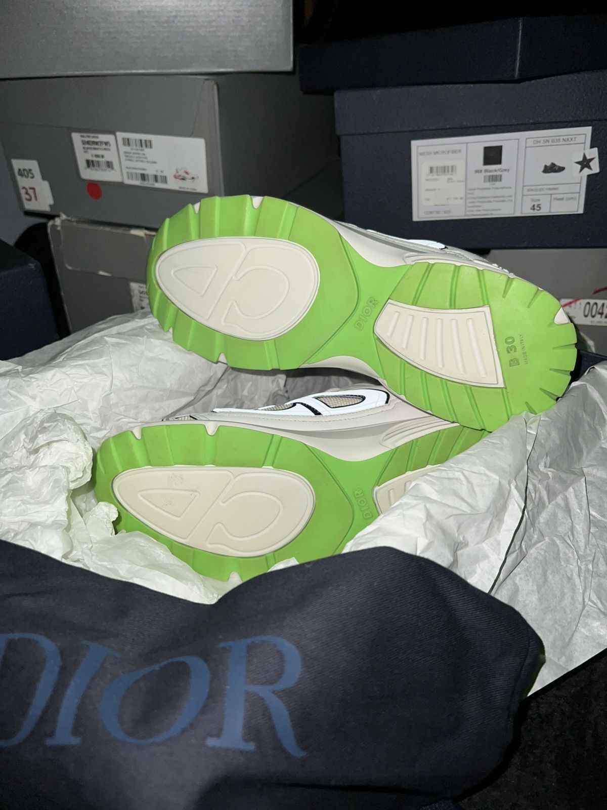 Dior Christian Dior B30 “Lime Bottom” Size US 10 / EU 43 - 12 Thumbnail