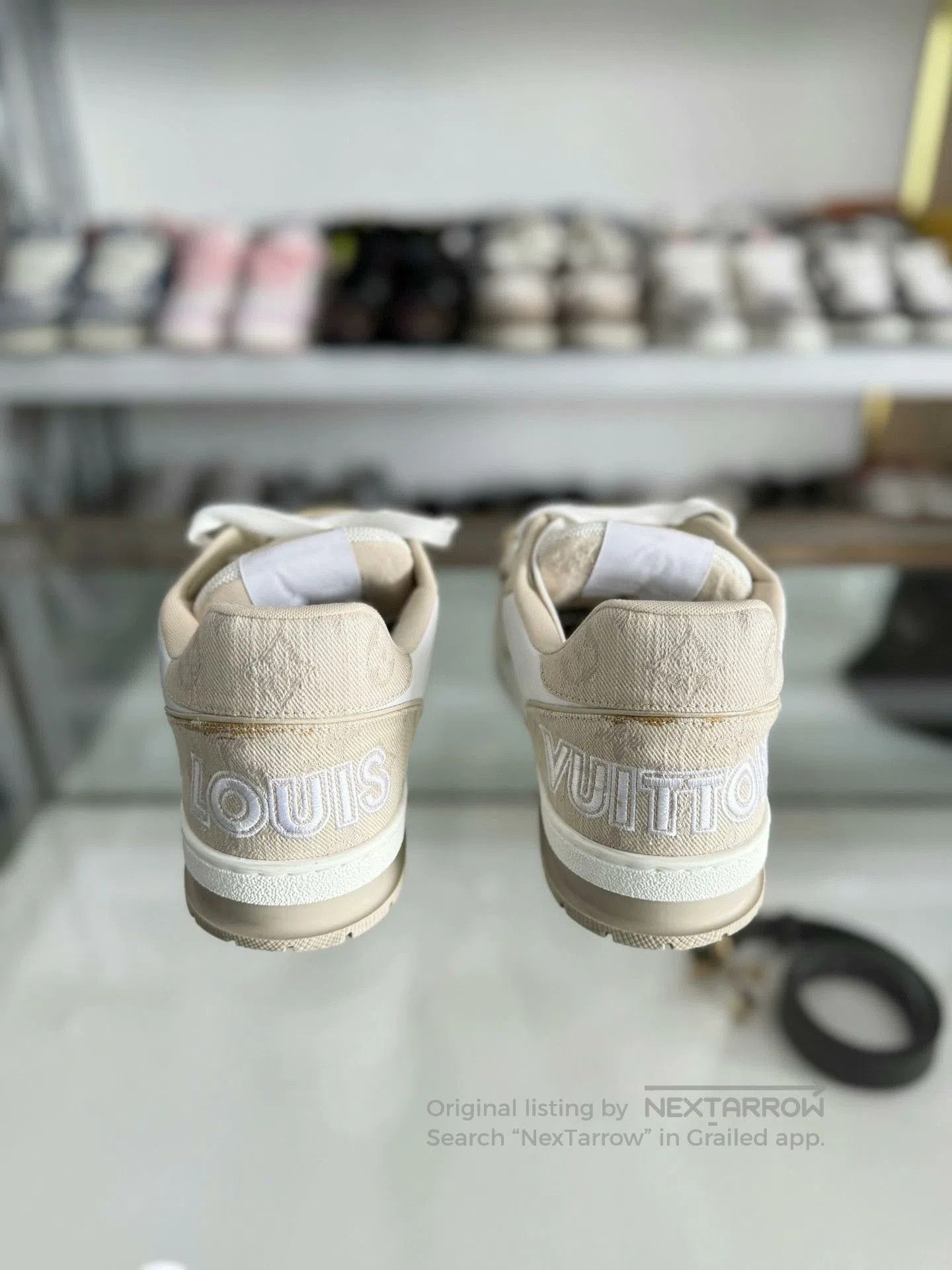 Louis Vuitton Louis Vuitton LV Trainer Wheat Velcro. Size US 8.5 / EU 41-42 - 3 Thumbnail