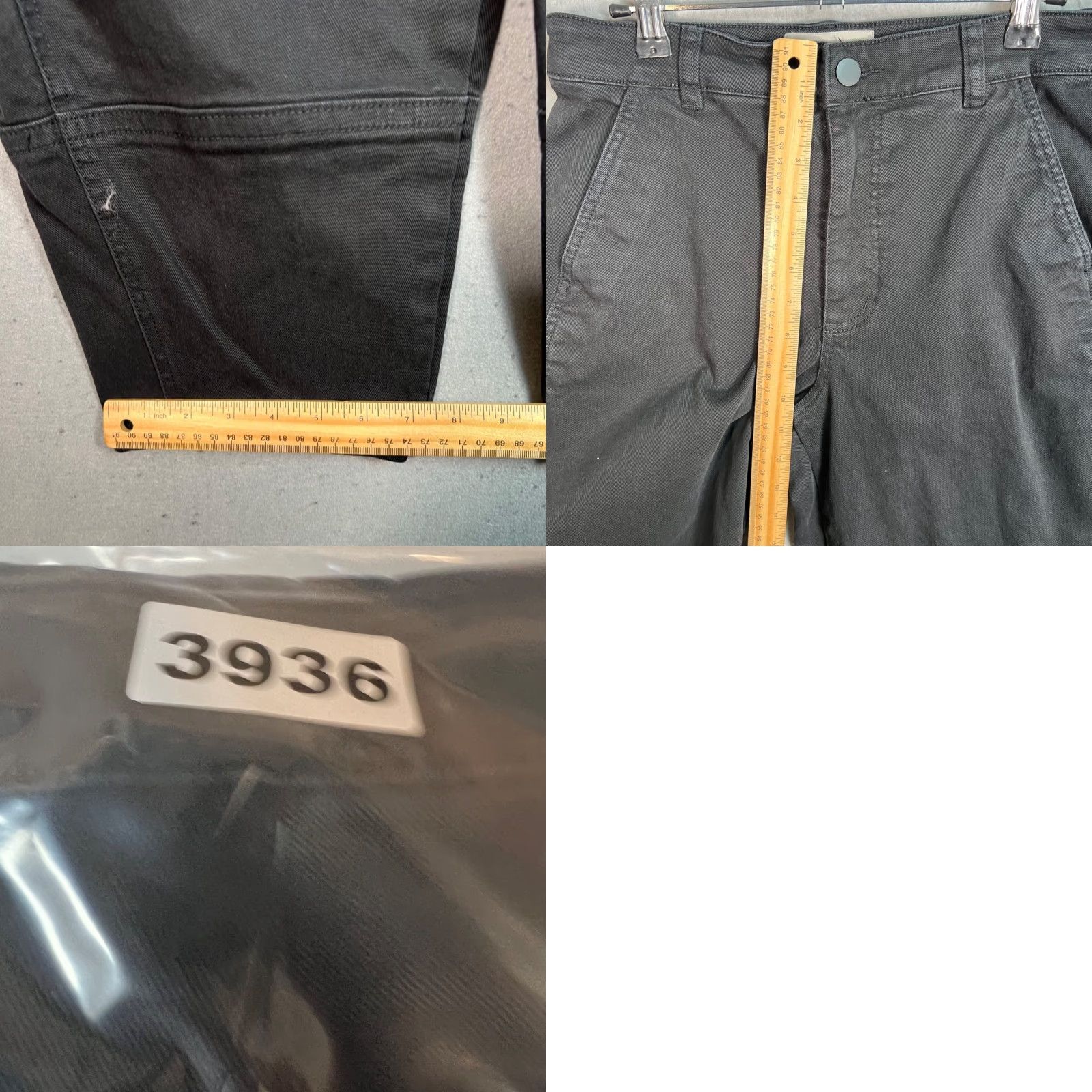 Everlane Everlane Black High-Waisted Cotton Tapered Pants Womens Size 6T Size 28" / US 6 / IT 42 - 8 Thumbnail