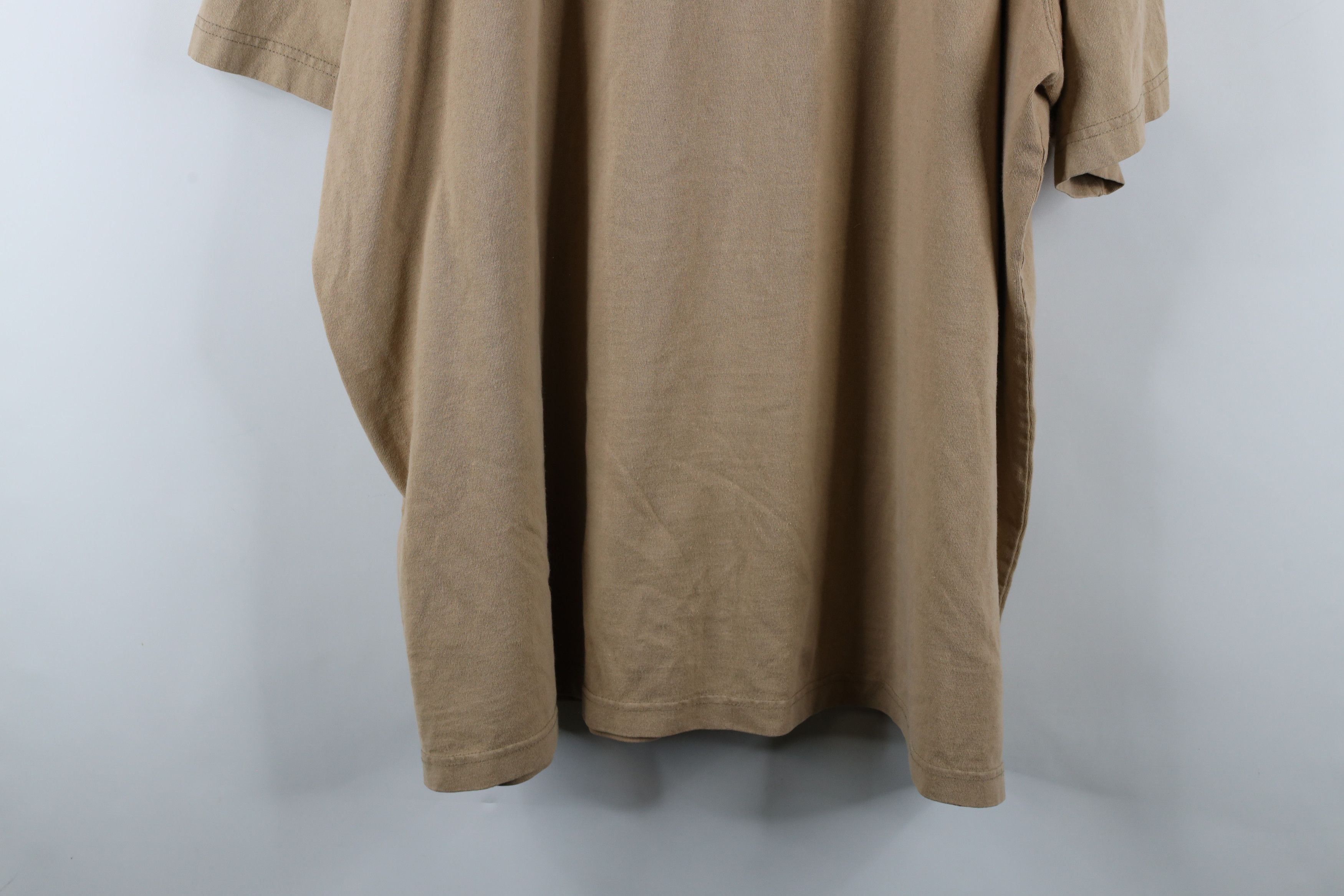 Carhartt × Vintage Vintage Carhartt Faded Spell Out Pocket T-Shirt Beige Tan Size US XXL / EU 58 / 5 - 11 Thumbnail
